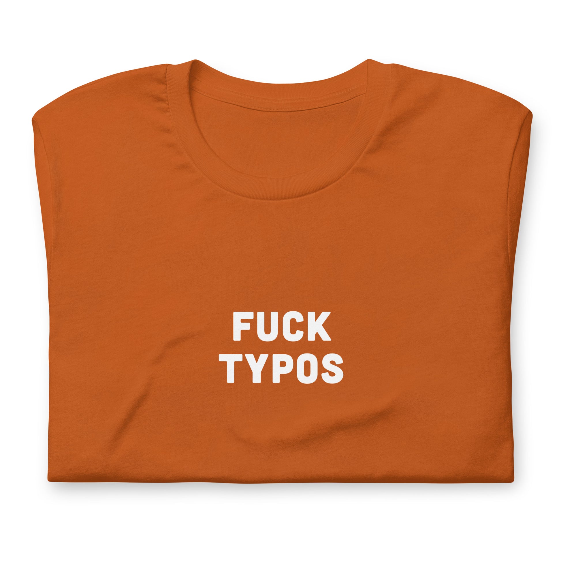 Fuck Typos t-shirt  S Color Navy