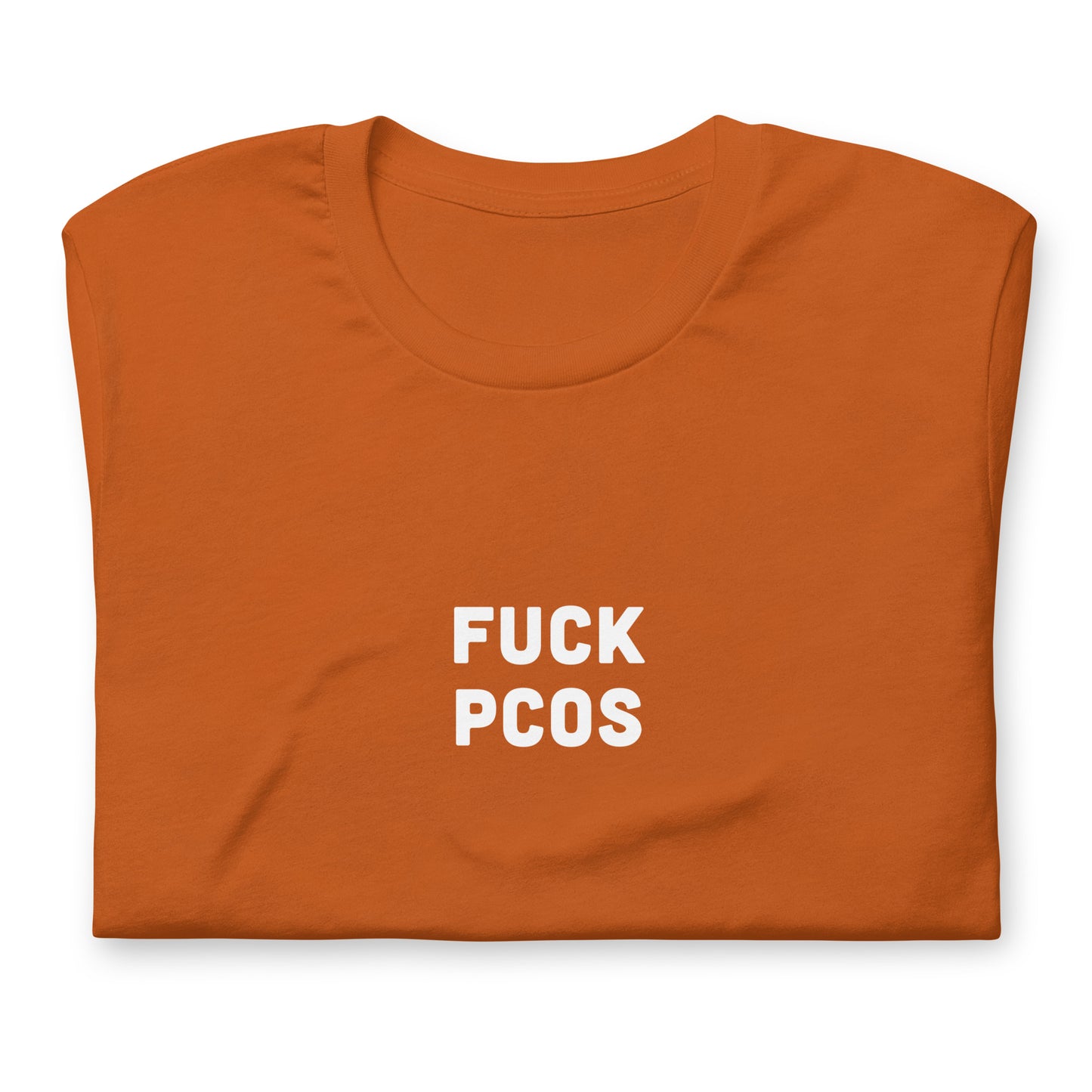 Fuck PCOS t-shirt  M Color Navy