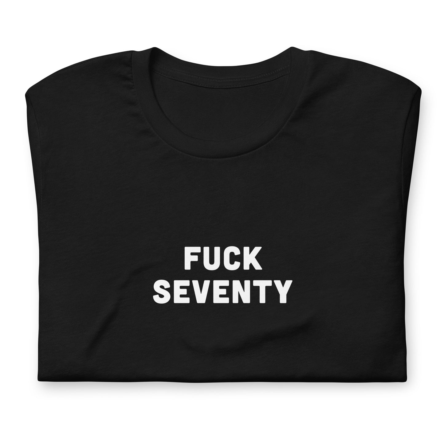 Fuck 70 T-Shirt Size M Color Black