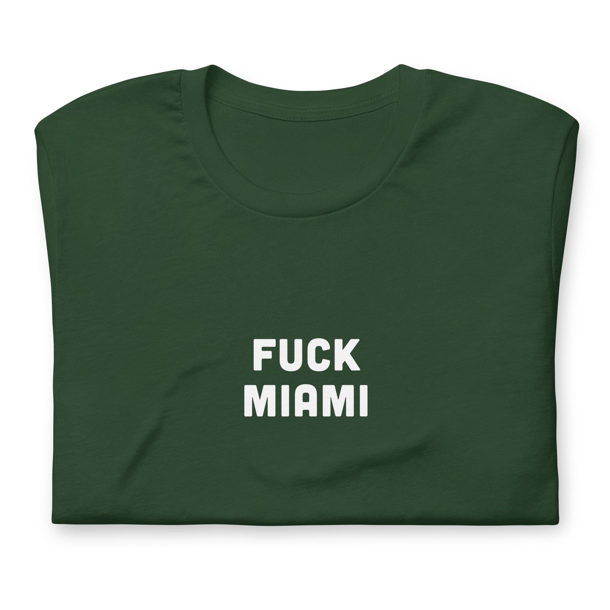 Fuck Miami T-Shirt Size M Color Navy