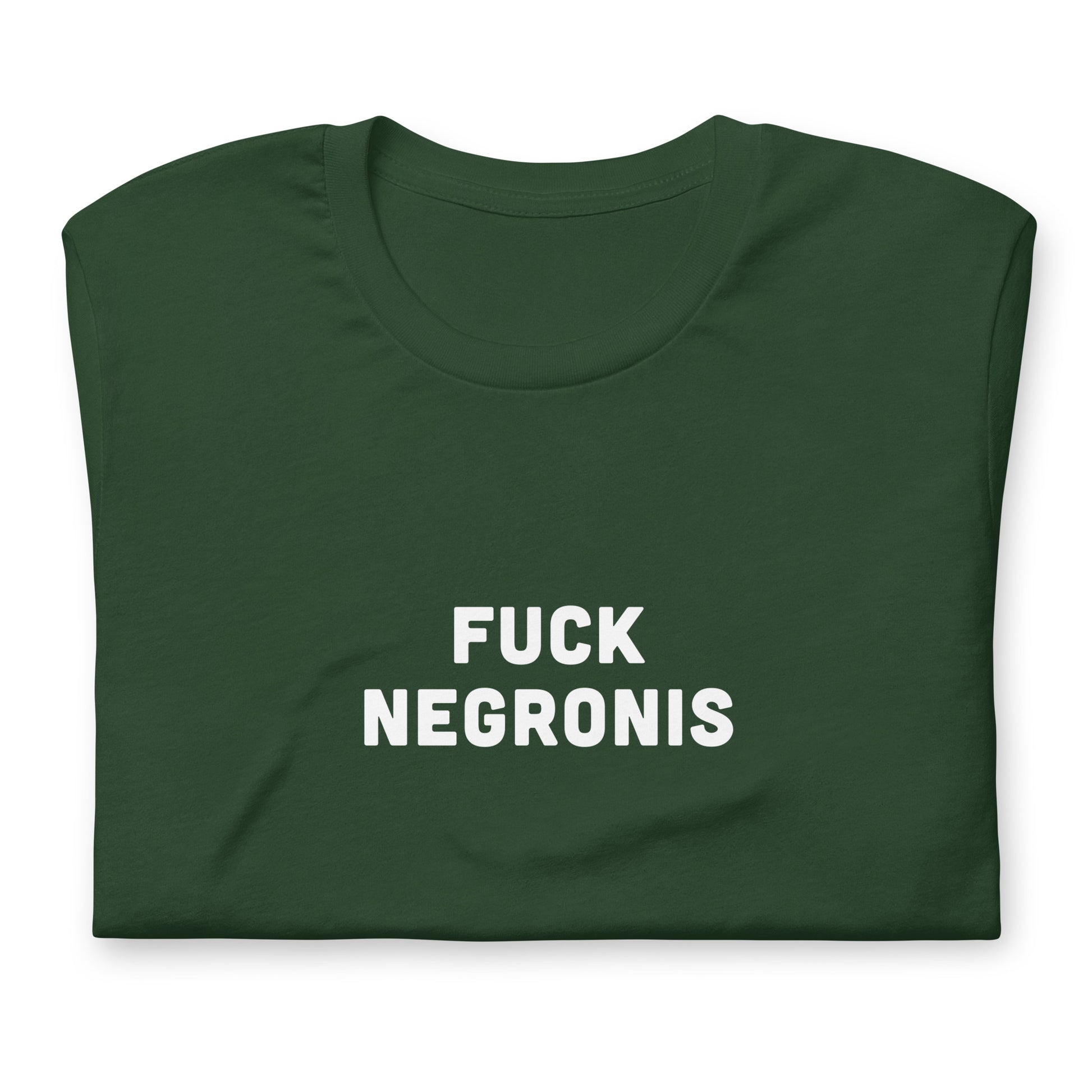 Fuck Negronis T-Shirt Size 2XL Color Black