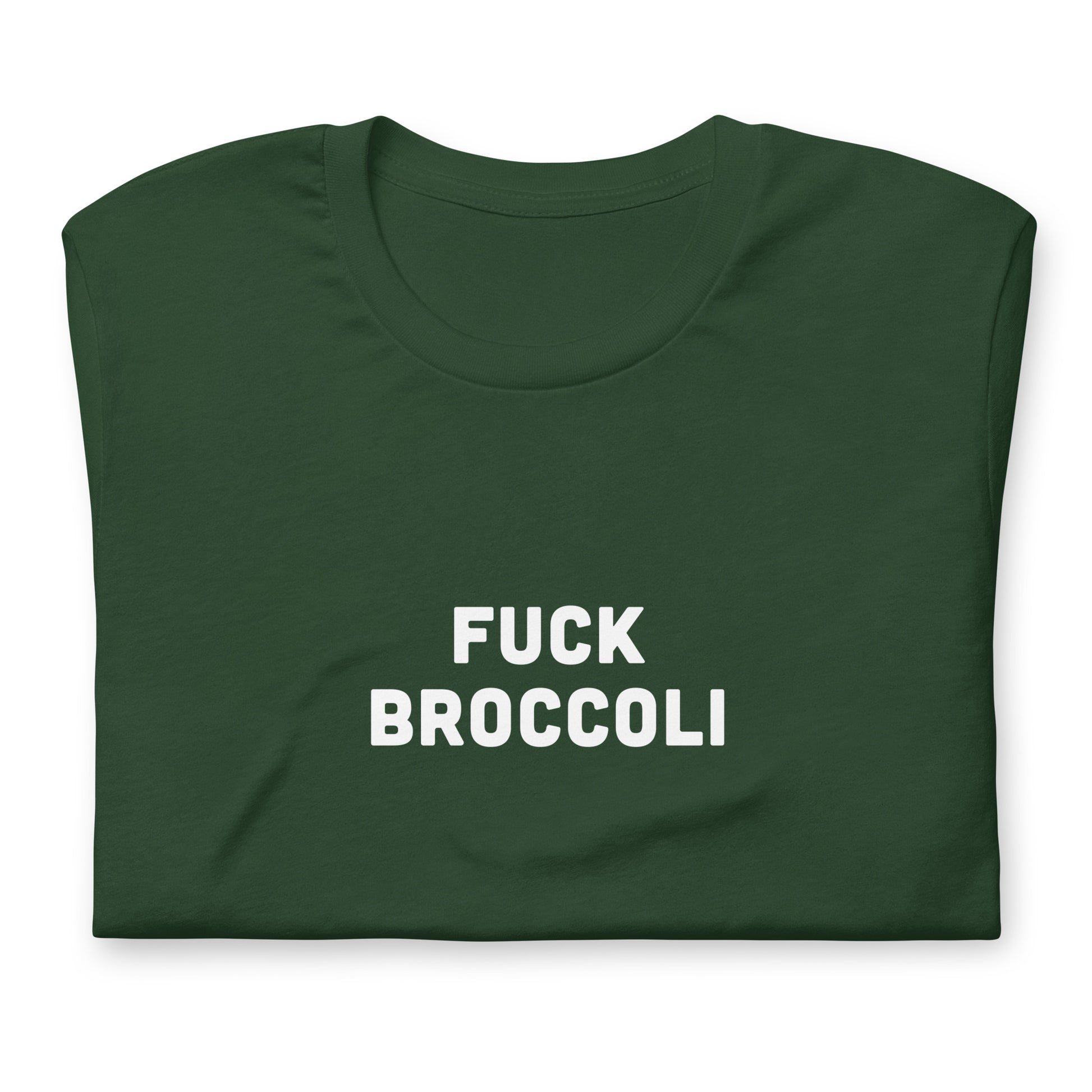 Fuck Broccoli T-Shirt Size XL Color Black