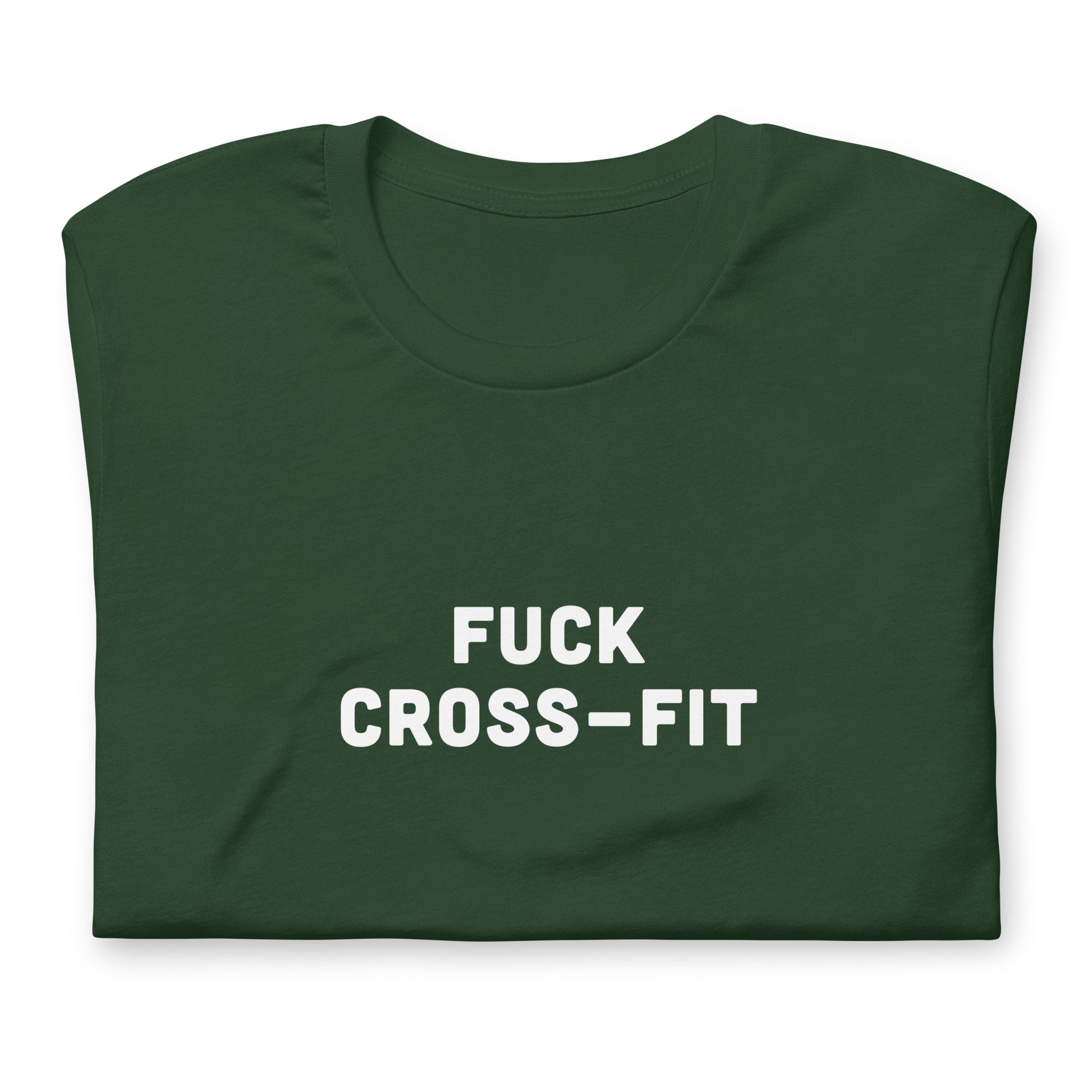 Fuck Cross Fit T-Shirt Size 2XL Color Black