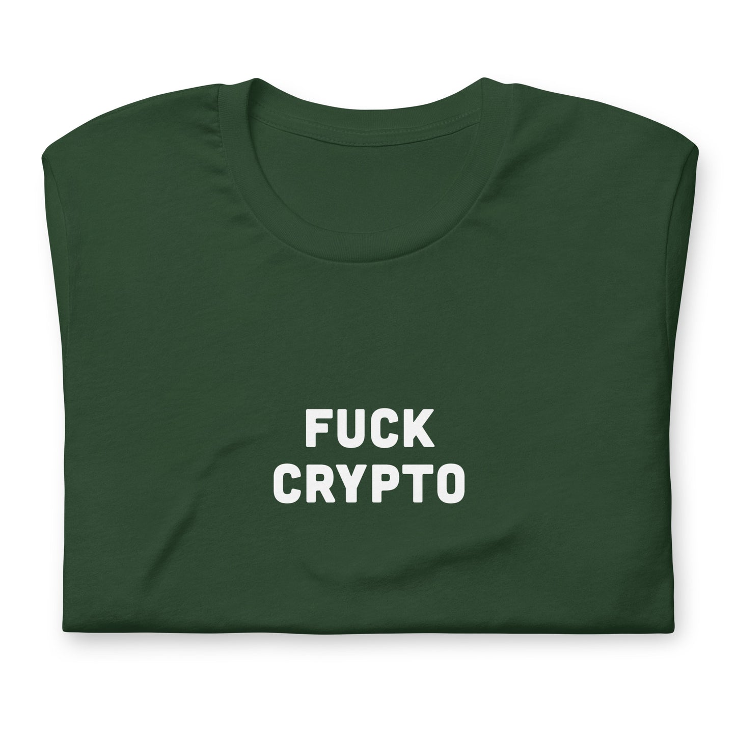 Fuck Crypto T-Shirt Size XL Color Black