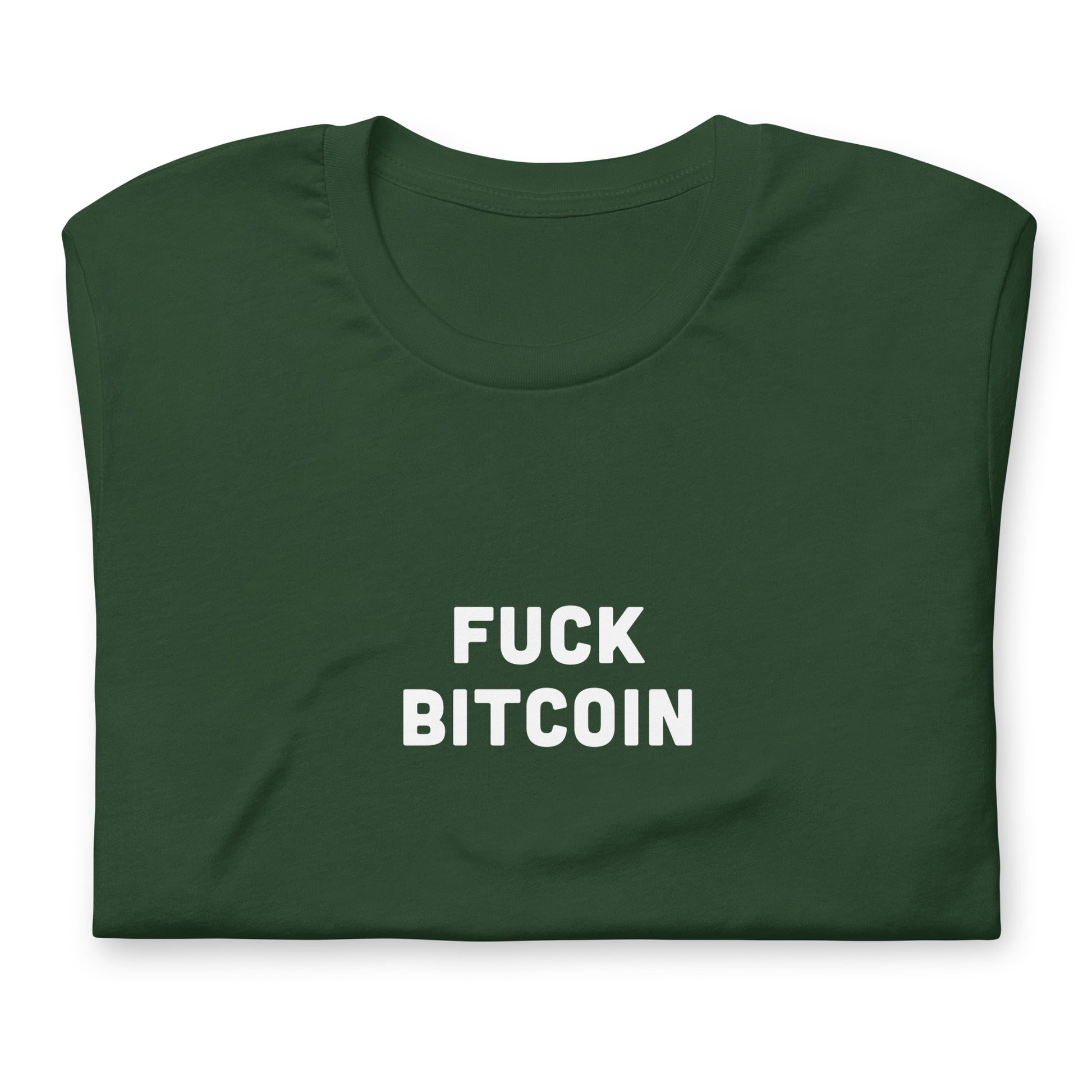 Fuck Bitcoin T-Shirt Size L Color Black