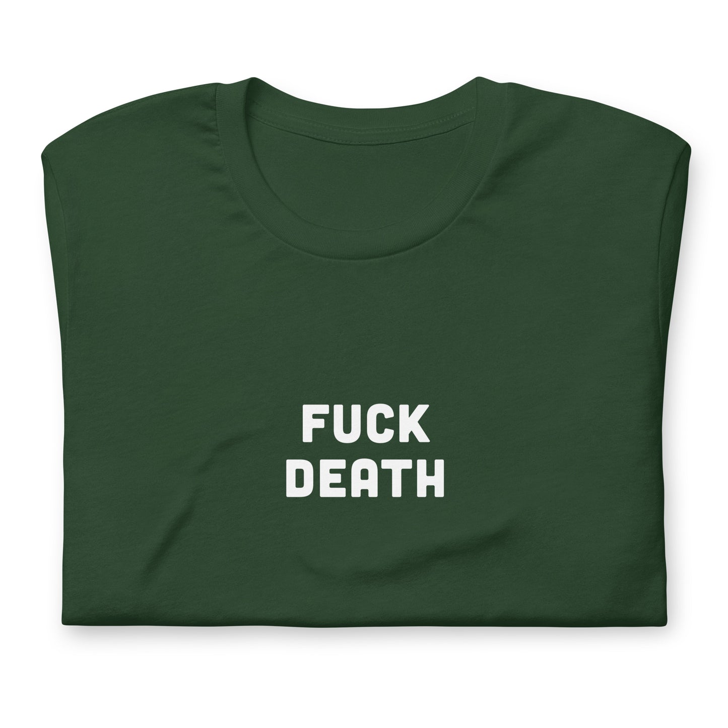 Fuck Death T-Shirt Size L Color Black