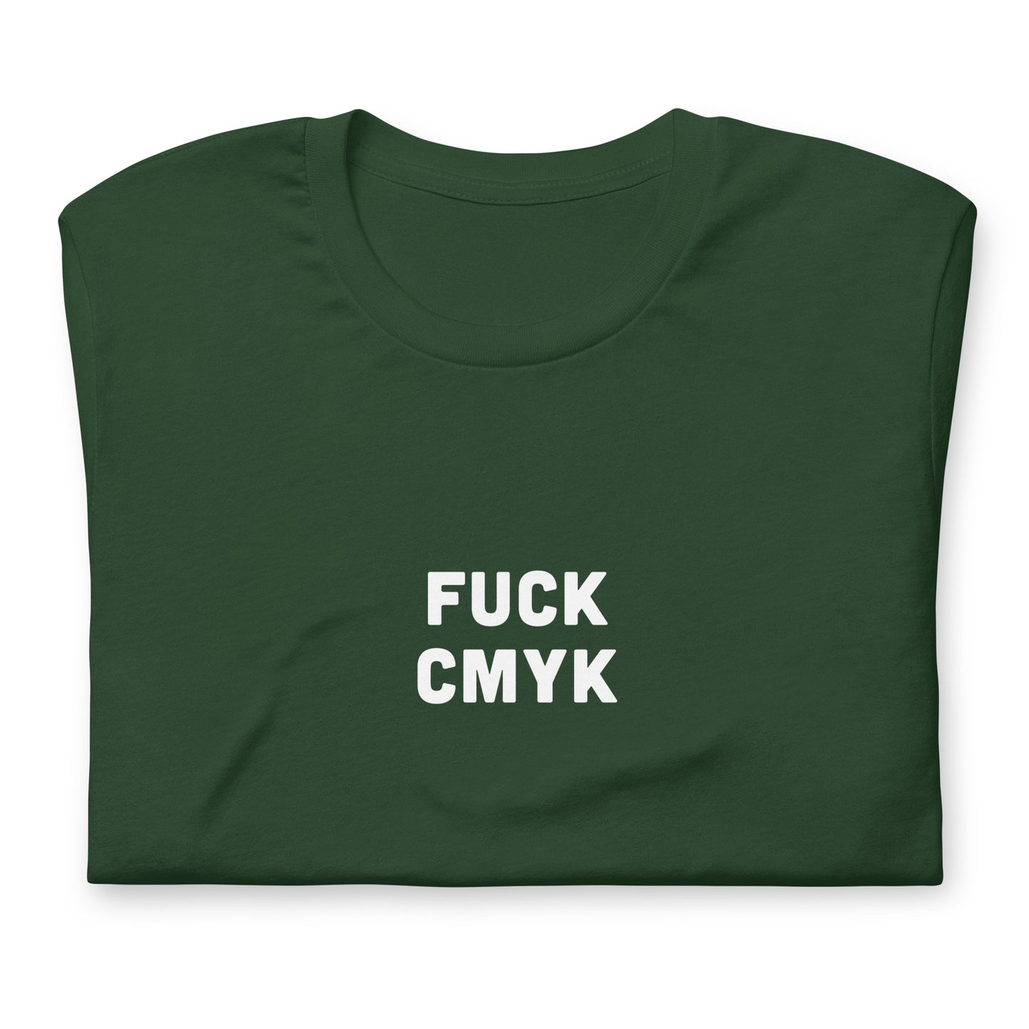Fuck Cmyk T-Shirt Size XL Color Black