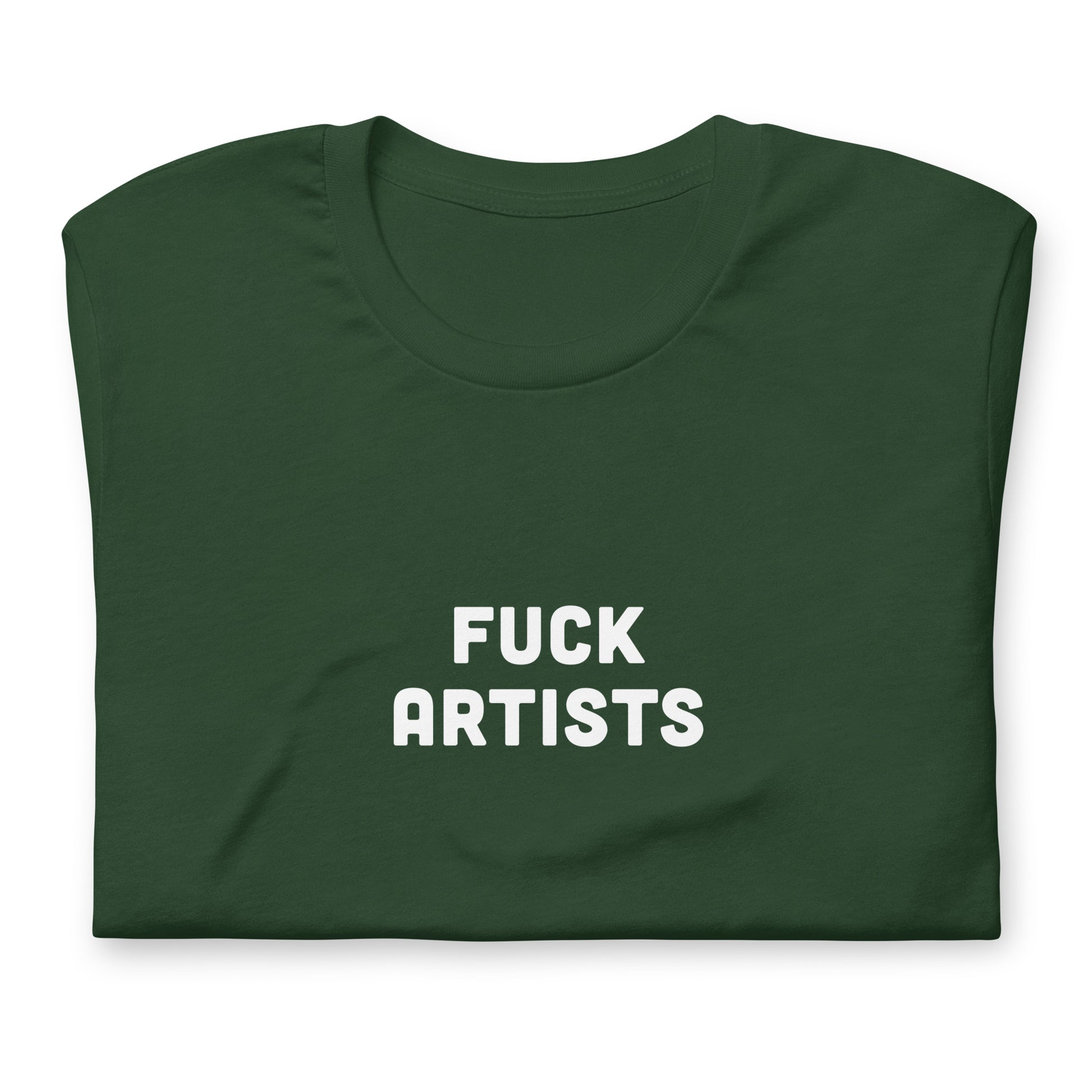 Fuck Artists T-Shirt Size XL Color Black