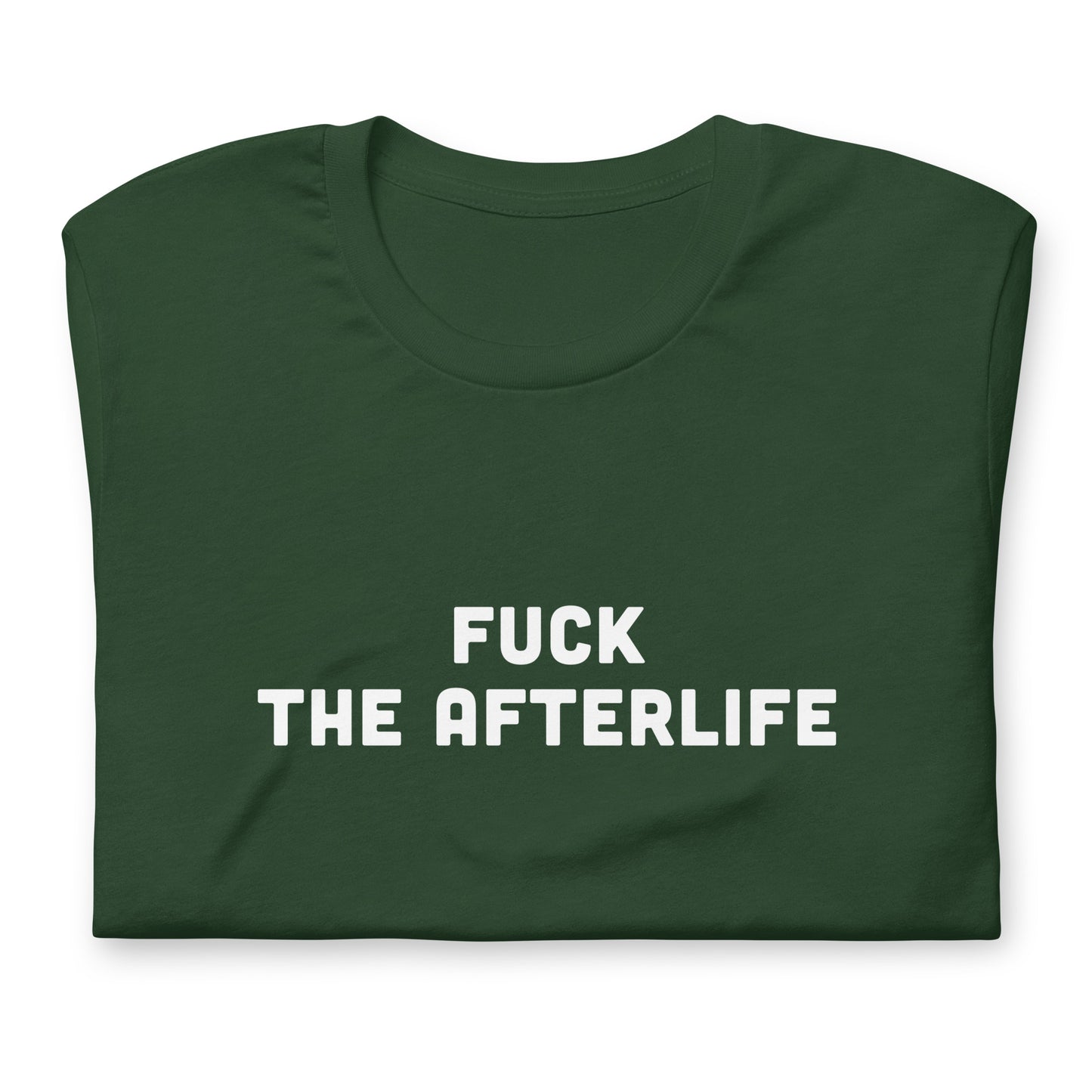 Fuck The Afterlife T-Shirt Size L Color Black