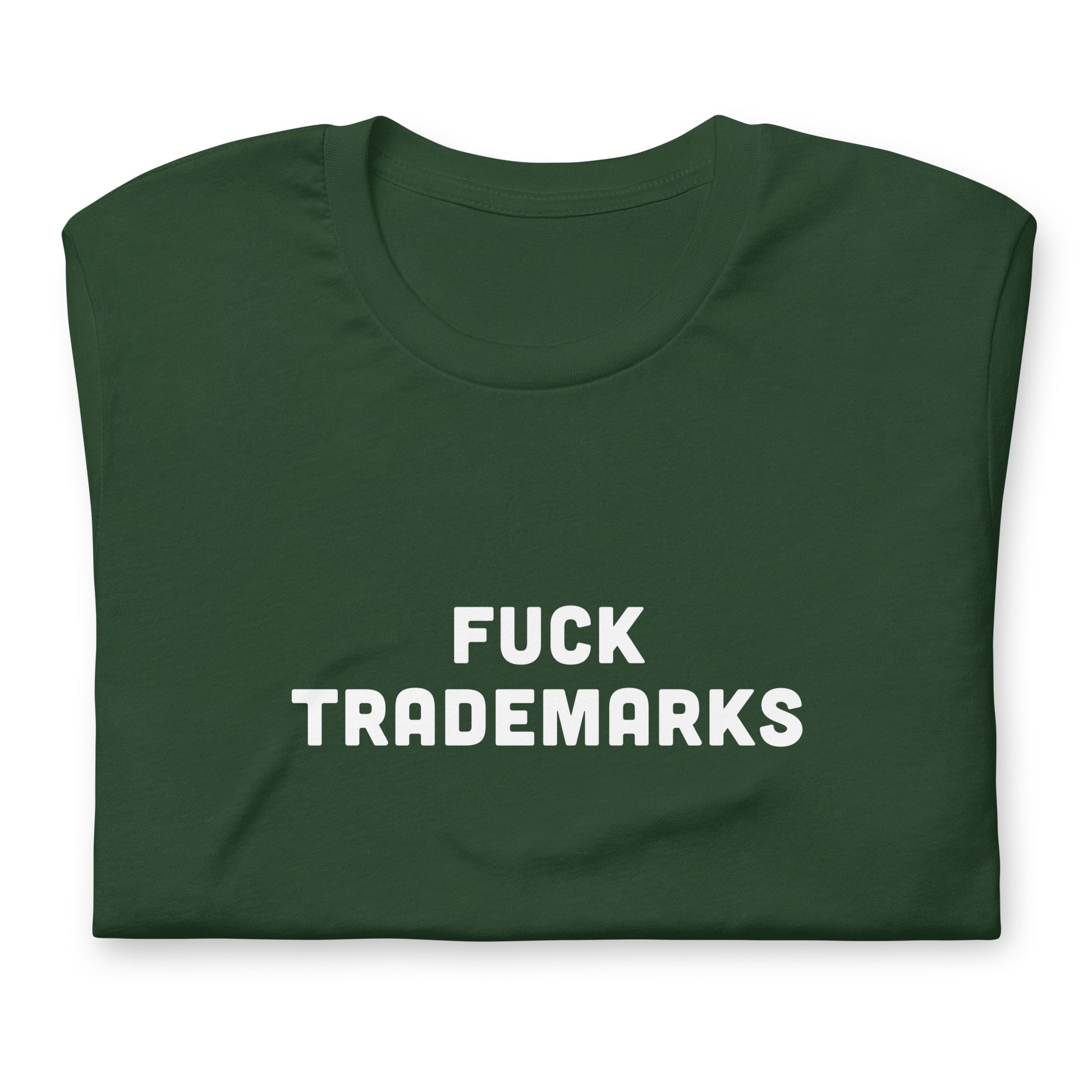 Fuck Trademarks T-Shirt Size L Color Black