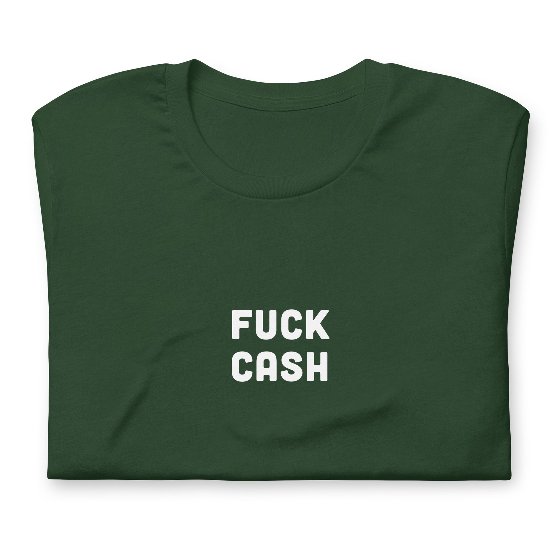 Fuck Cash T-Shirt Size 2XL Color Black