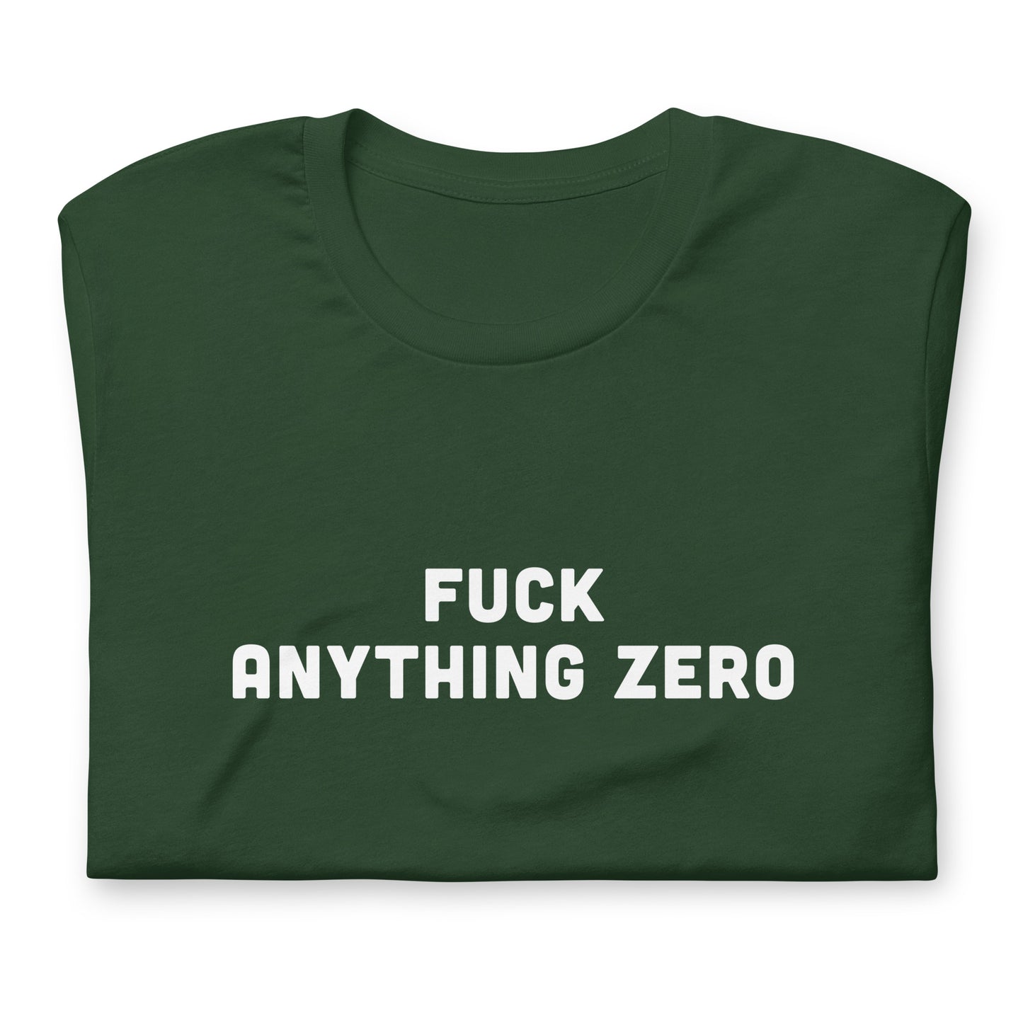 Fuck Anything Zero T-Shirt Size L Color Black