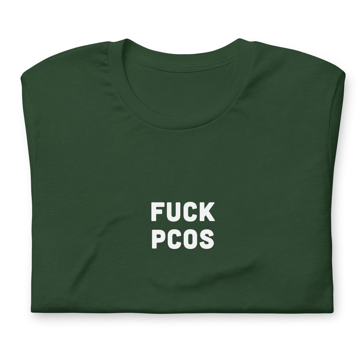 Fuck PCOS t-shirt  XL Color Black