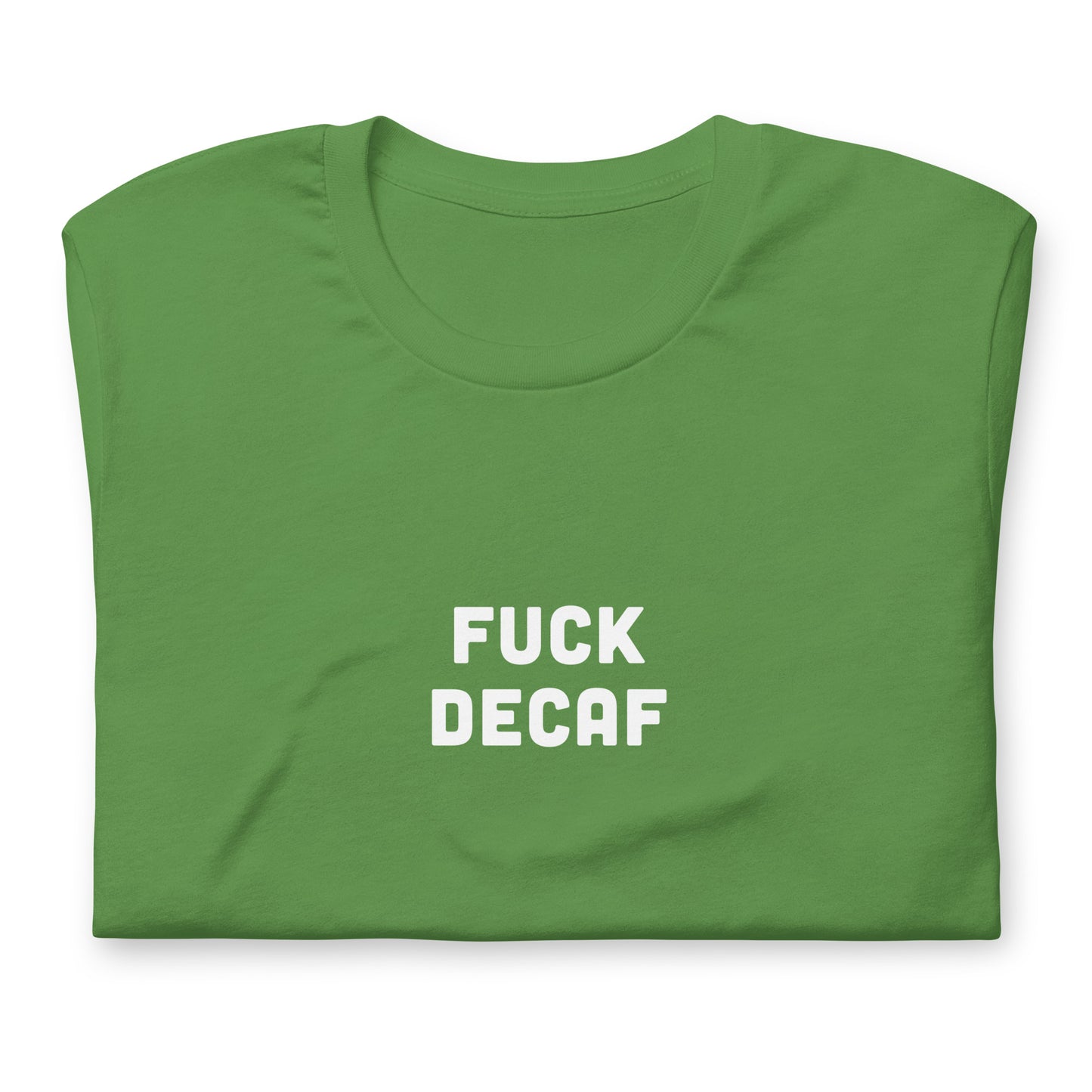 Fuck Decaf T-Shirt Size 2XL Color Navy