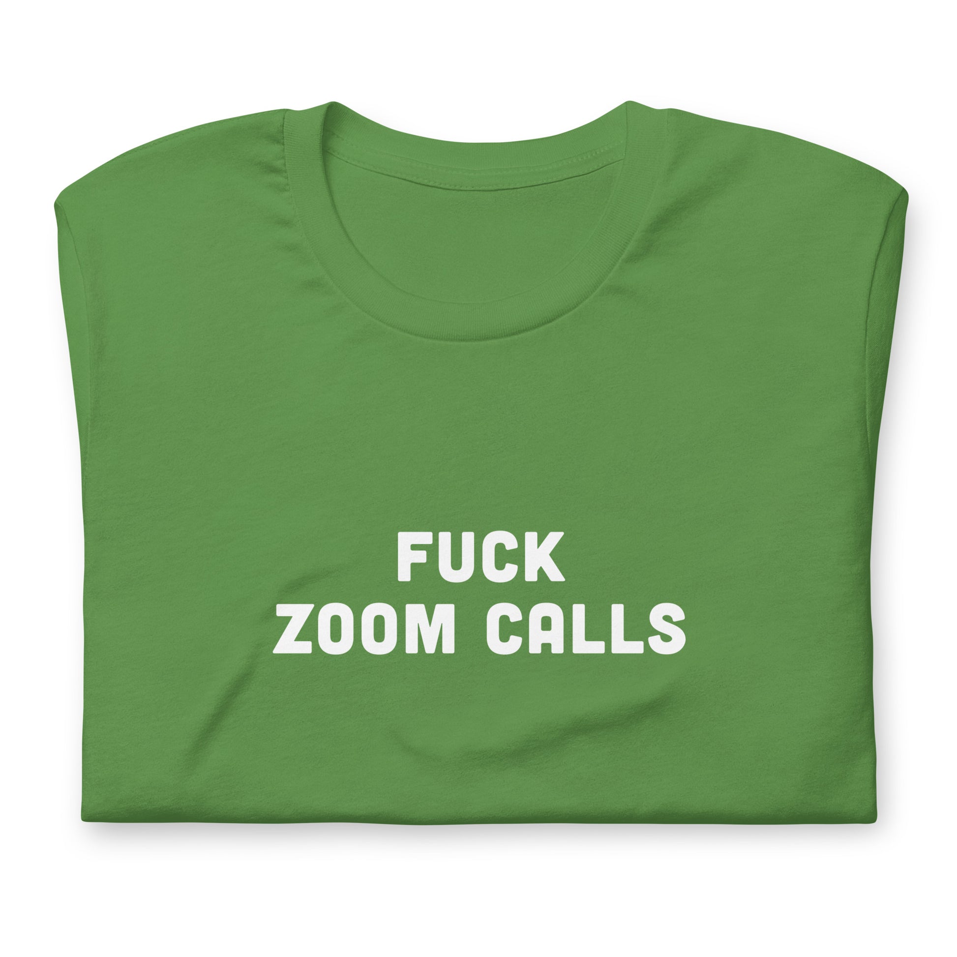 Fuck Zoom Calls T-Shirt Size 2XL Color Navy