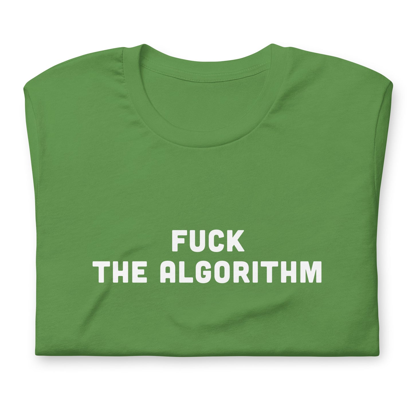 Fuck The Algorithm T-Shirt Size 2XL Color Navy