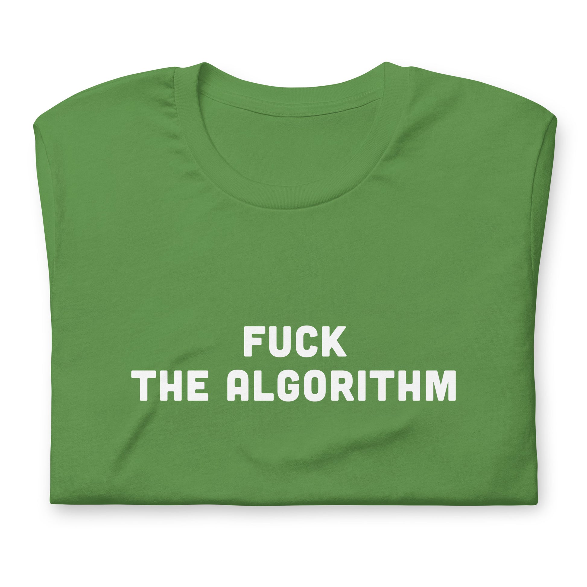 Fuck The Algorithm T-Shirt Size 2XL Color Navy