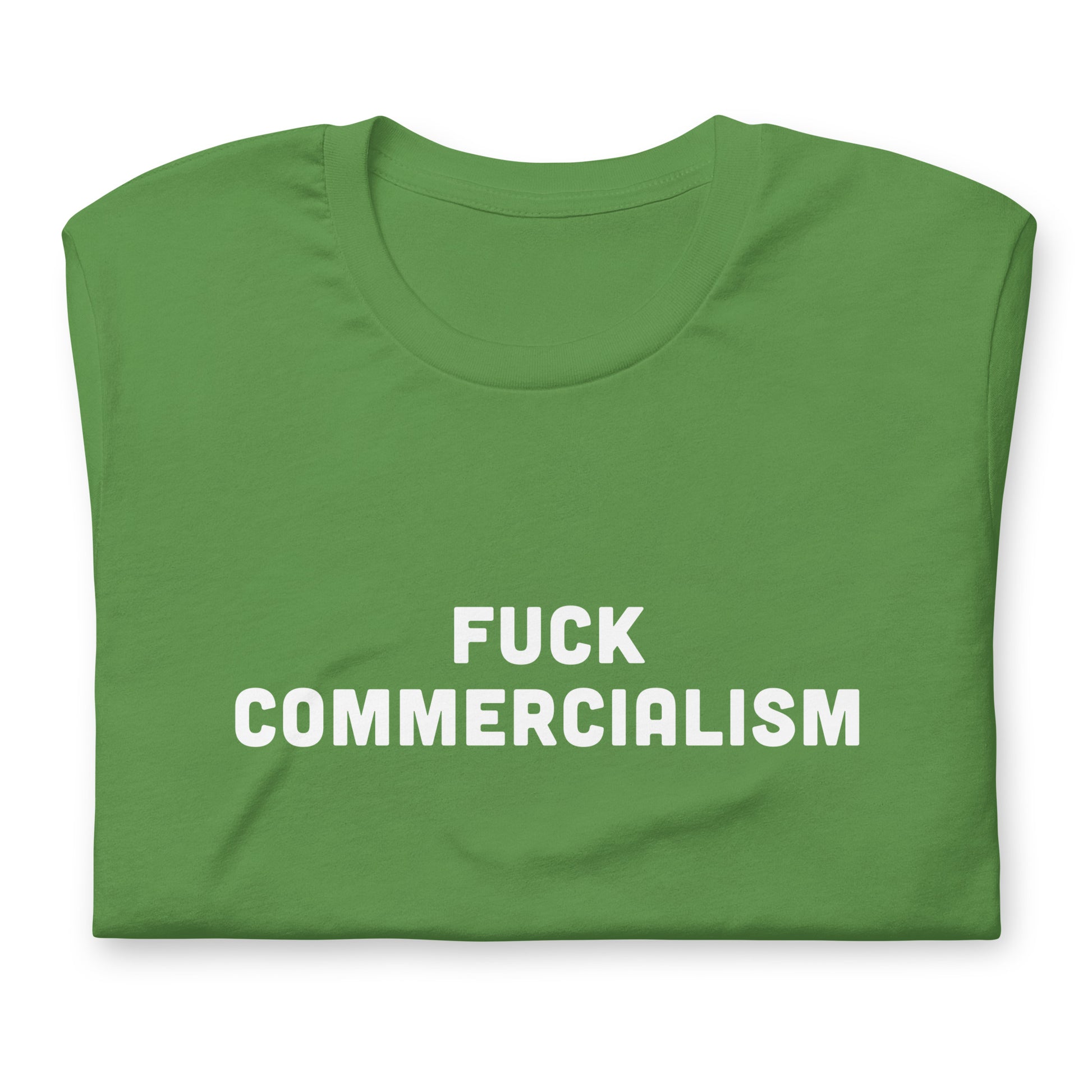 Fuck Commercialism T-Shirt Size 2XL Color Navy