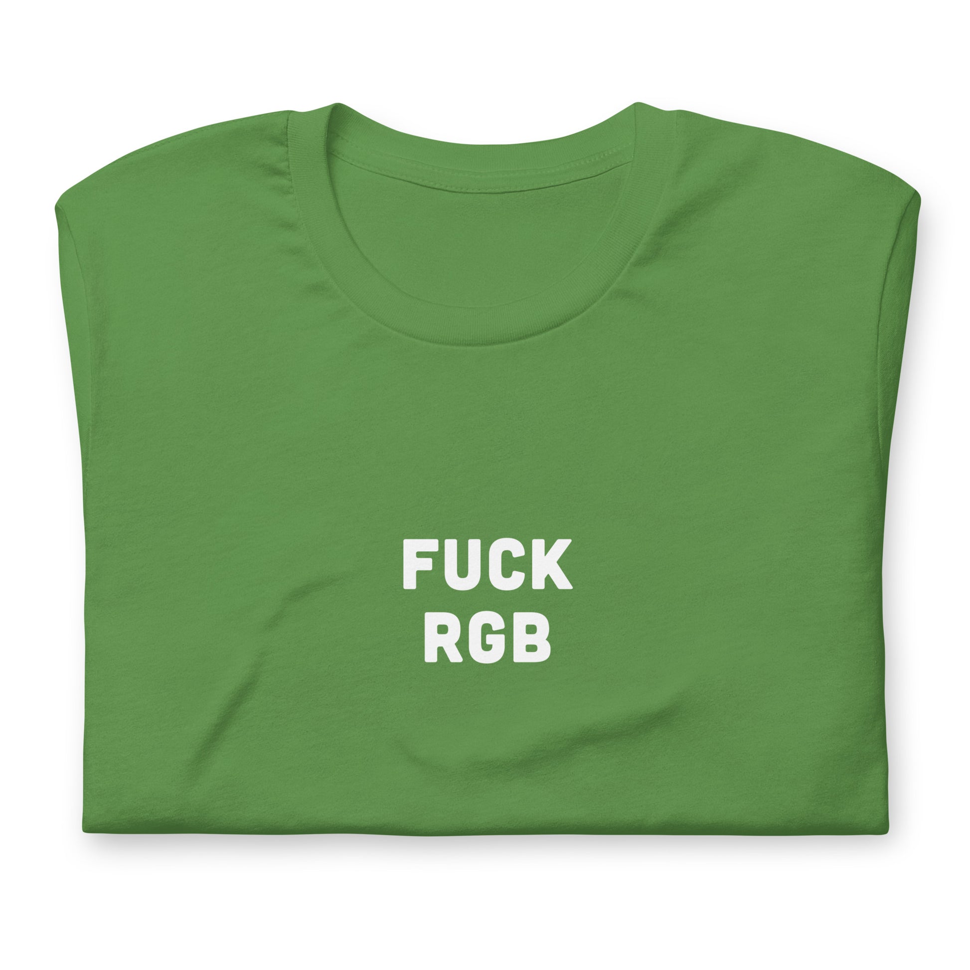 Fuck Rgb T-Shirt Size S Color Forest