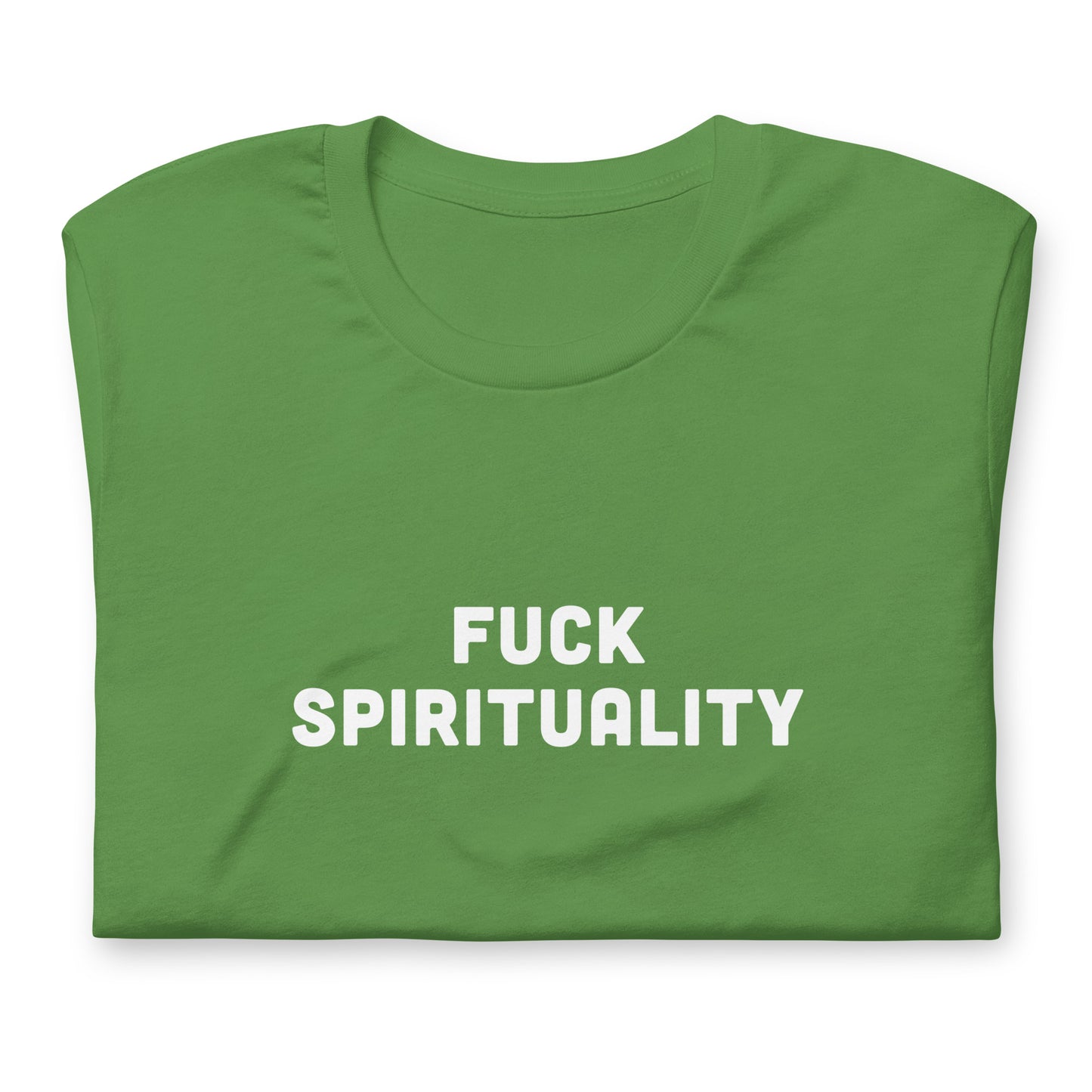 Fuck Spirituality T-Shirt Size S Color Forest