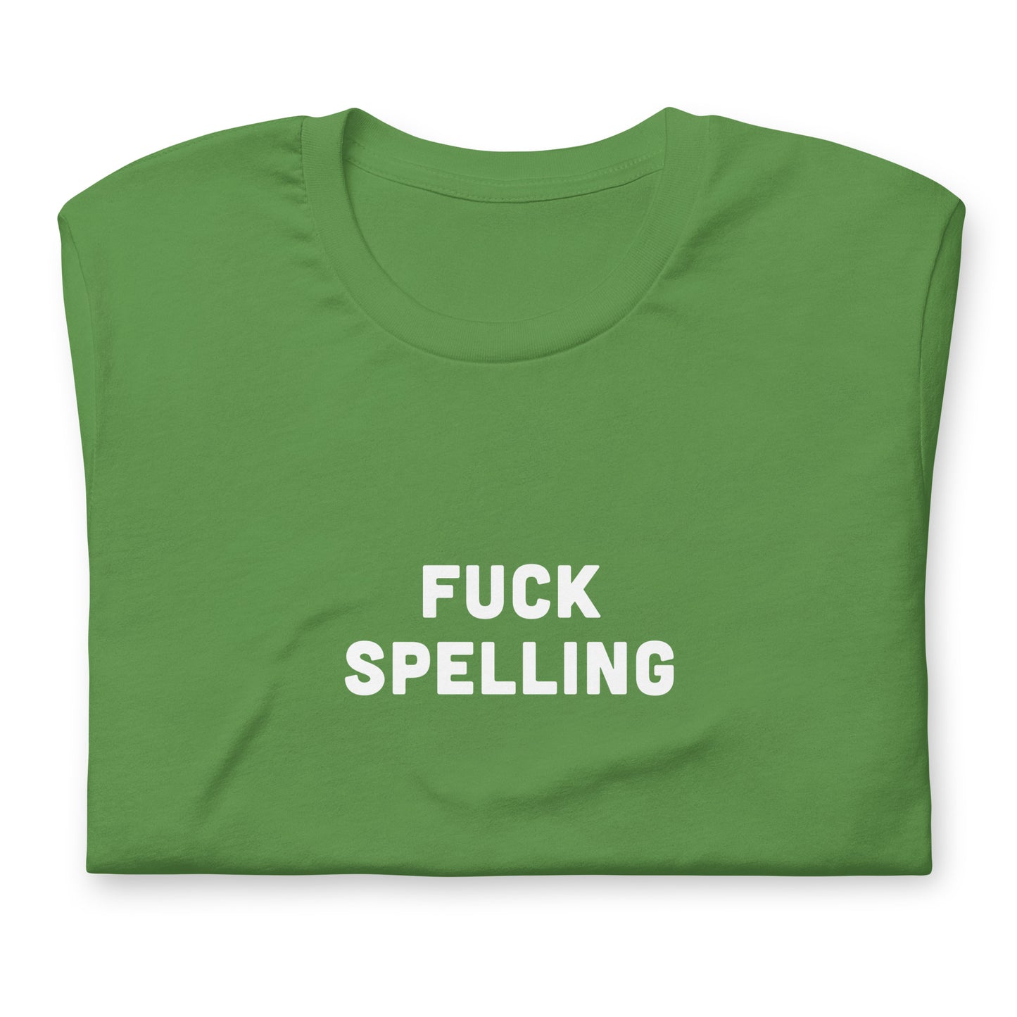 Fuck Spelling t-shirt  M Color Forest
