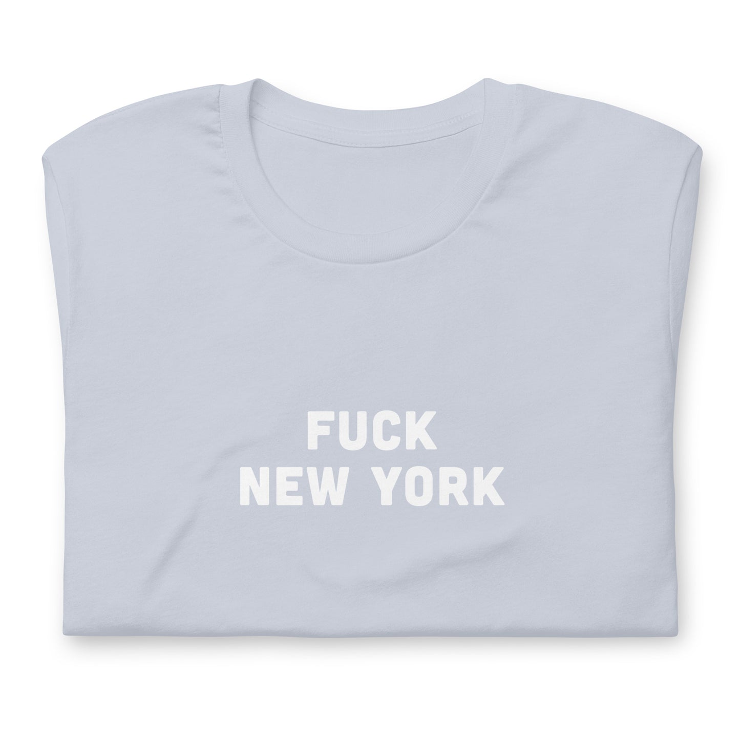 Fuck New York T-Shirt Size M Color Asphalt