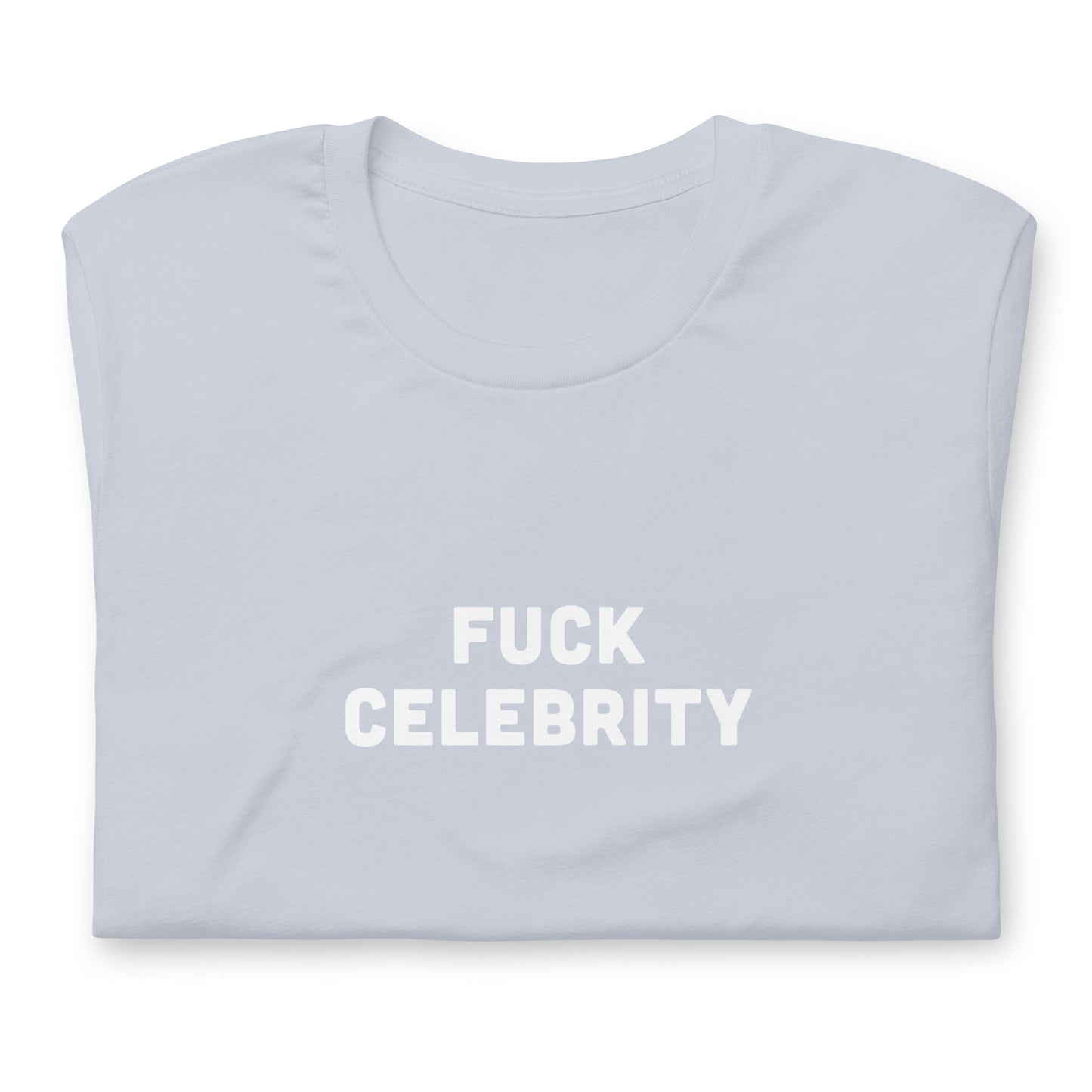 Fuck Celebrity T-Shirt Size M Color Asphalt