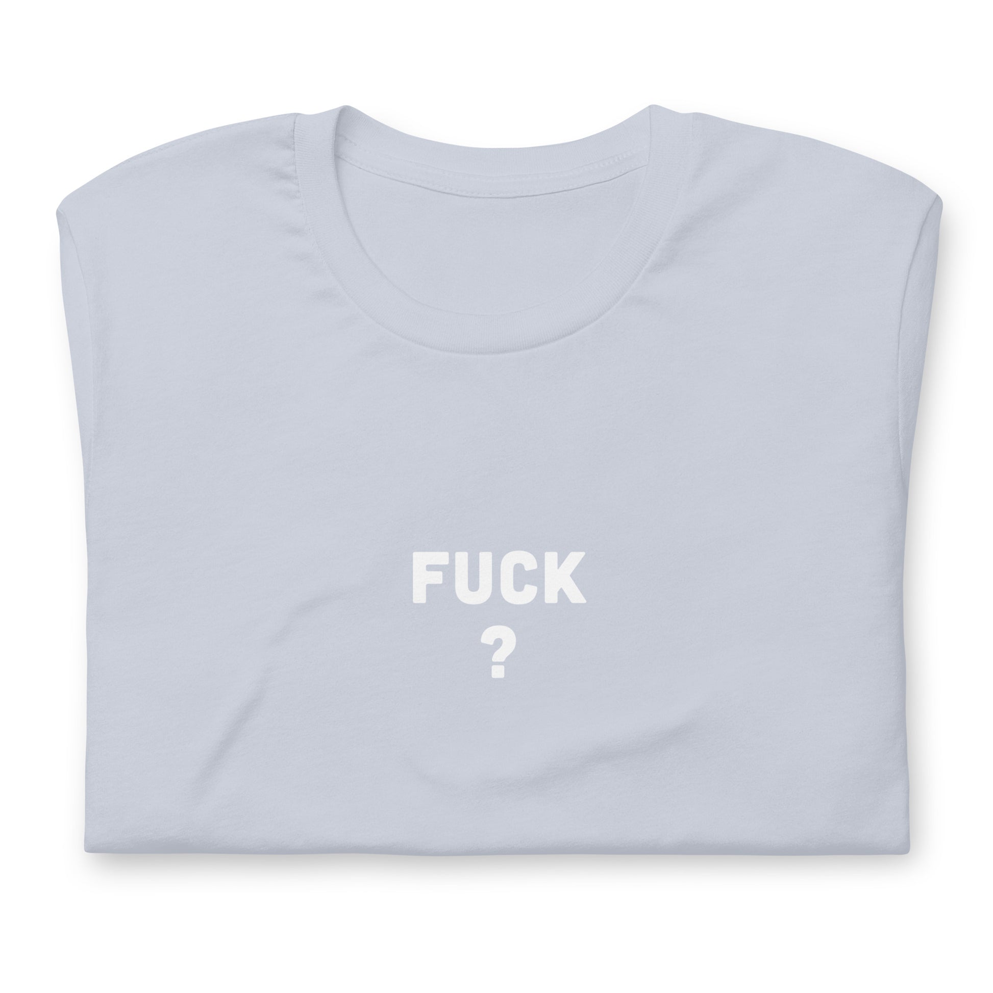 Fuck T-Shirt Size M Color Asphalt