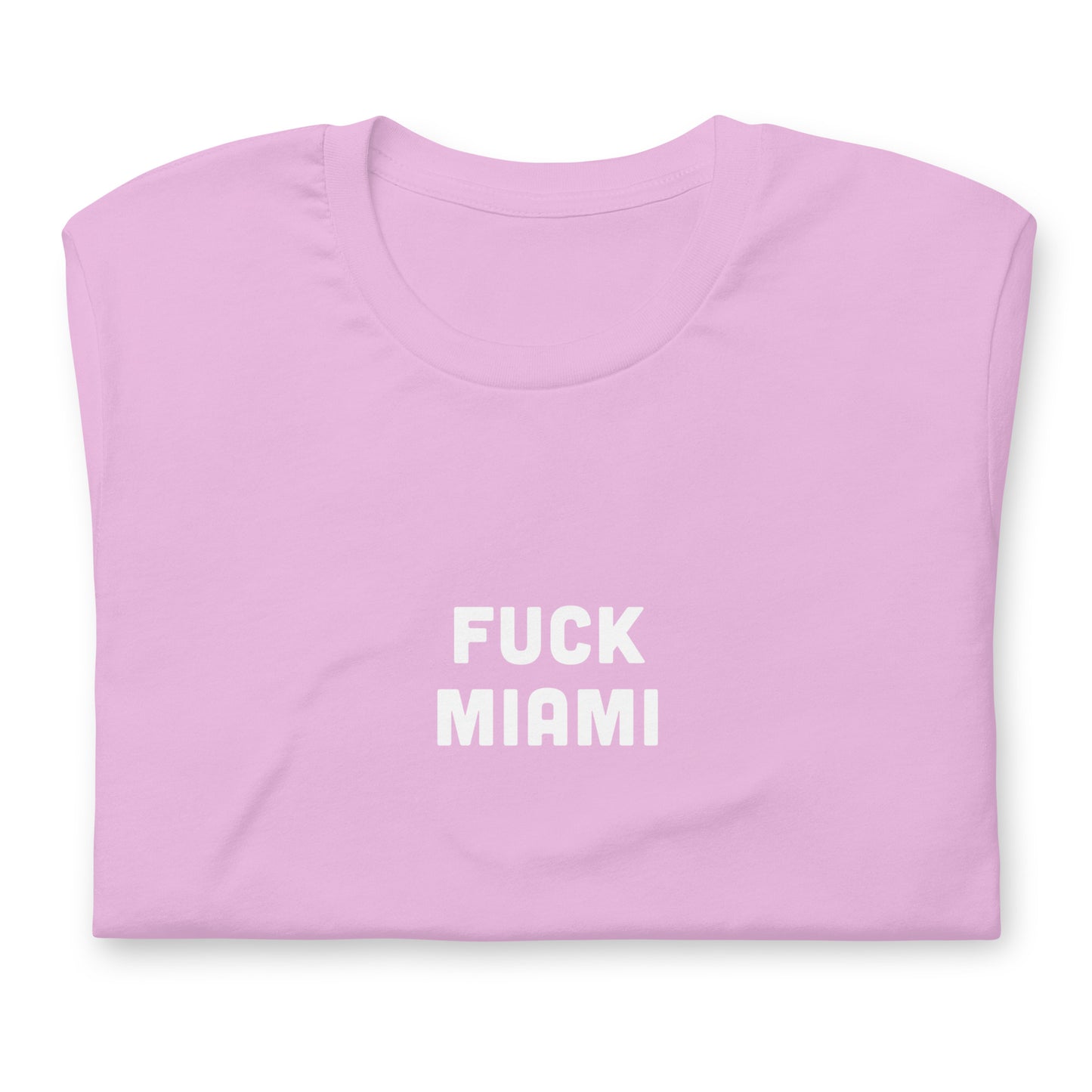 Fuck Miami T-Shirt Size S Color Asphalt