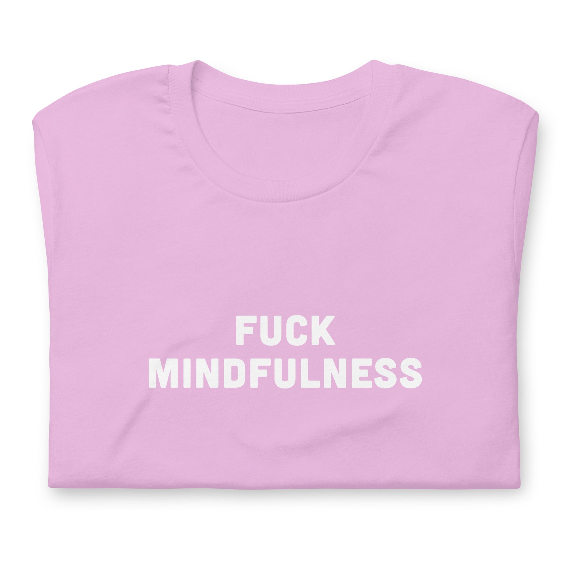 Fuck Mindfulness T-Shirt Size M Color Asphalt