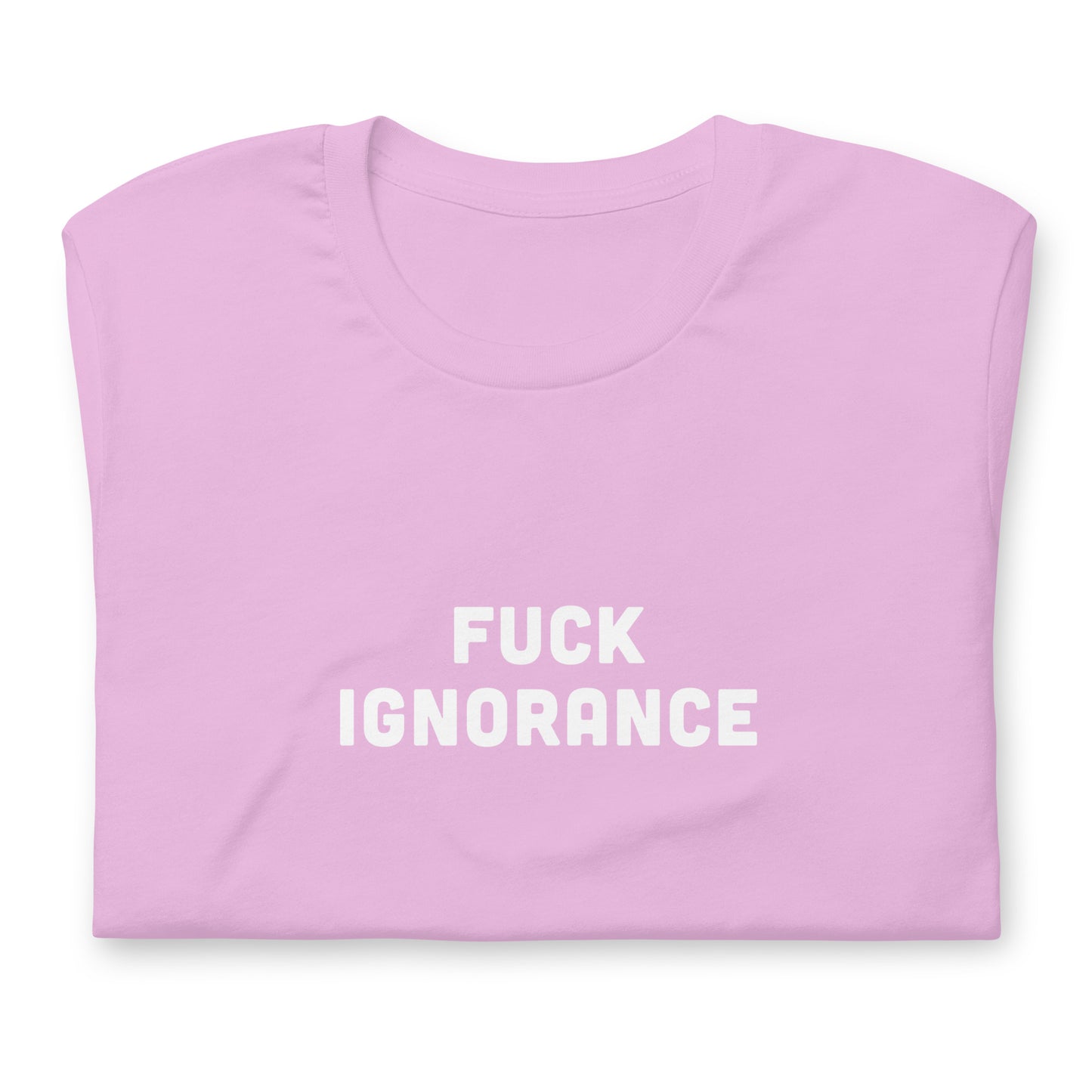Fuck Ignorance T-Shirt Size S Color Asphalt