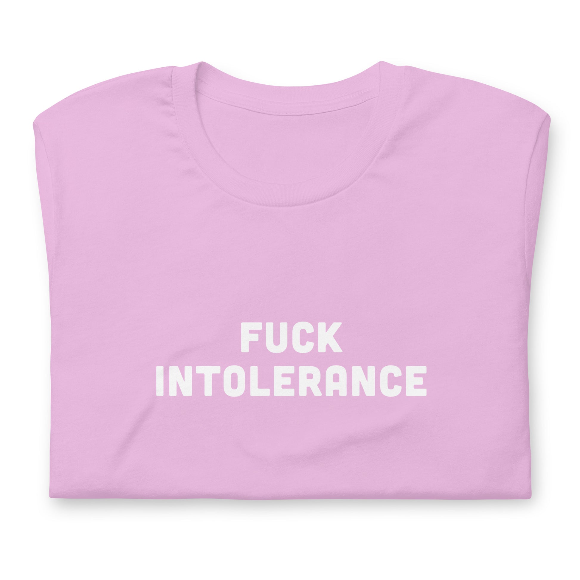 Fuck Intolerance T-Shirt Size S Color Asphalt