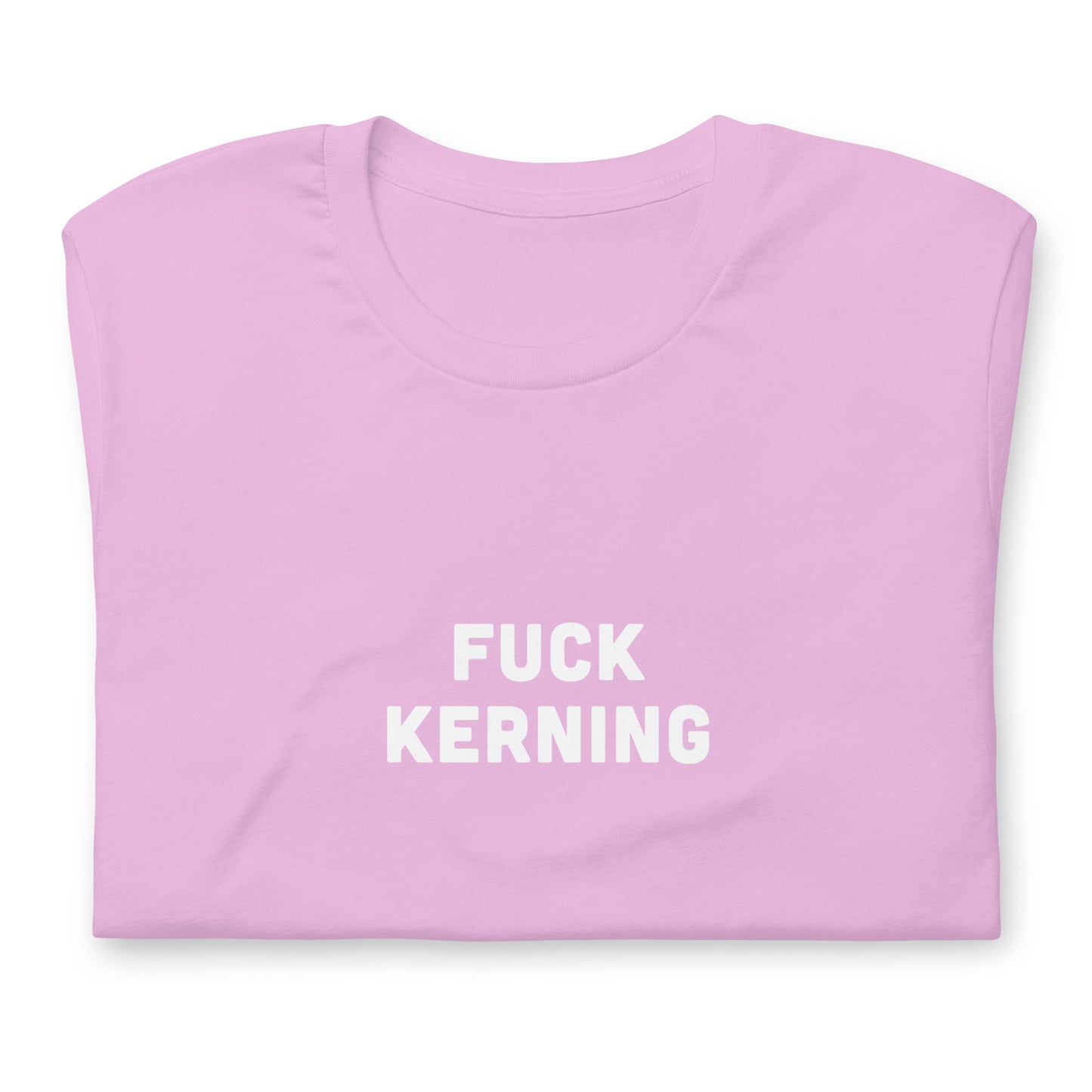 Fuck Kerning T-Shirt Size S Color Asphalt