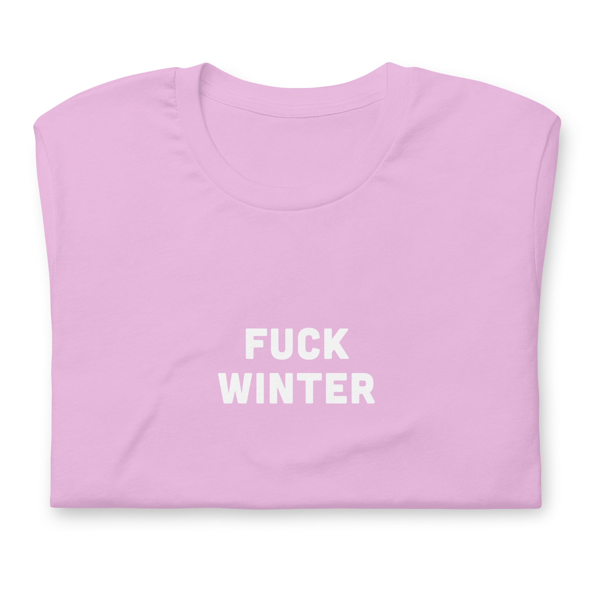 Fuck Winter T-Shirt Size S Color Asphalt