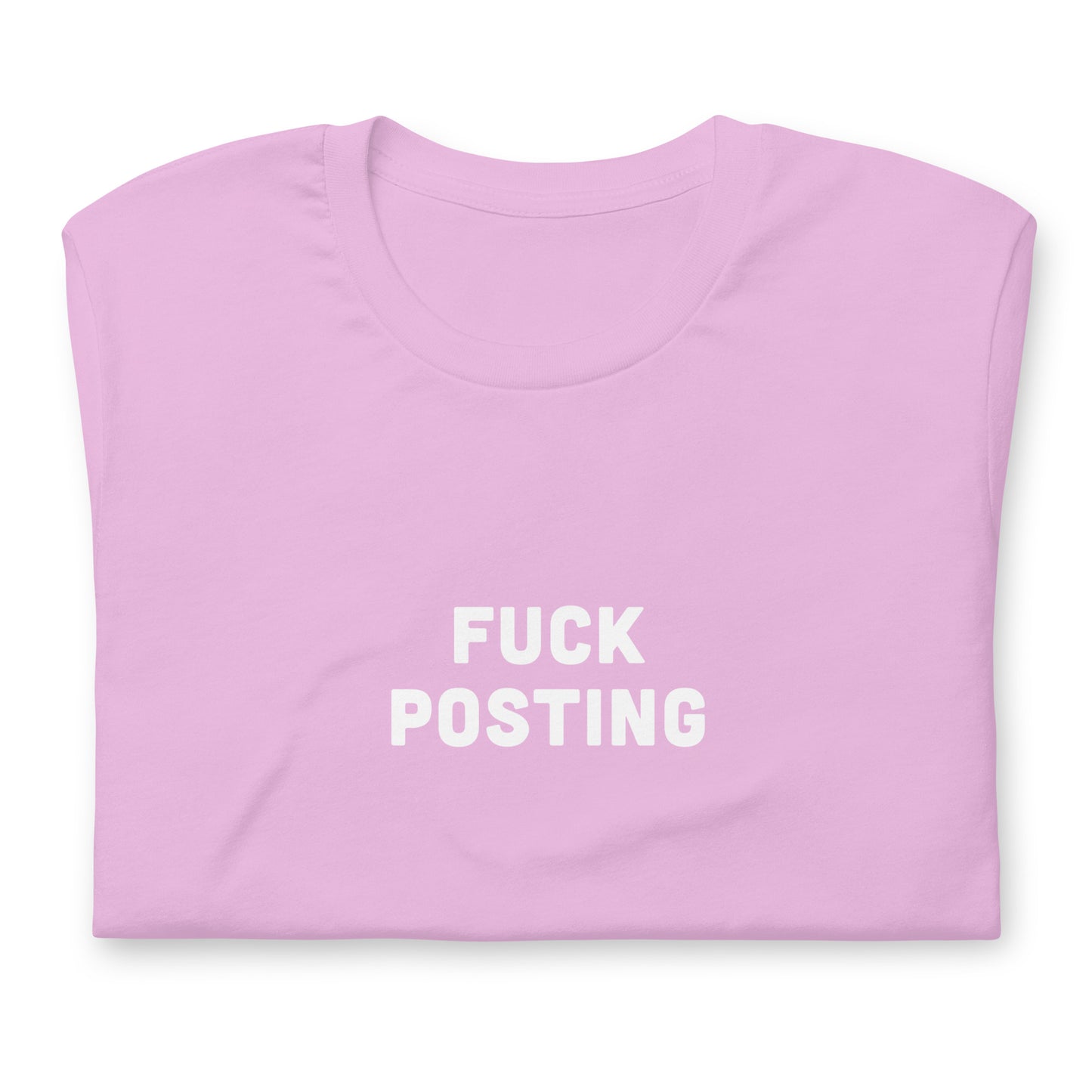 Fuck Posting T-Shirt Size S Color Asphalt