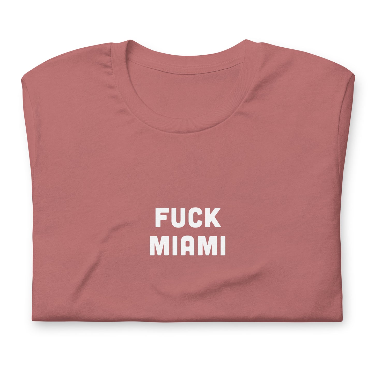 Fuck Miami T-Shirt Size XL Color Black