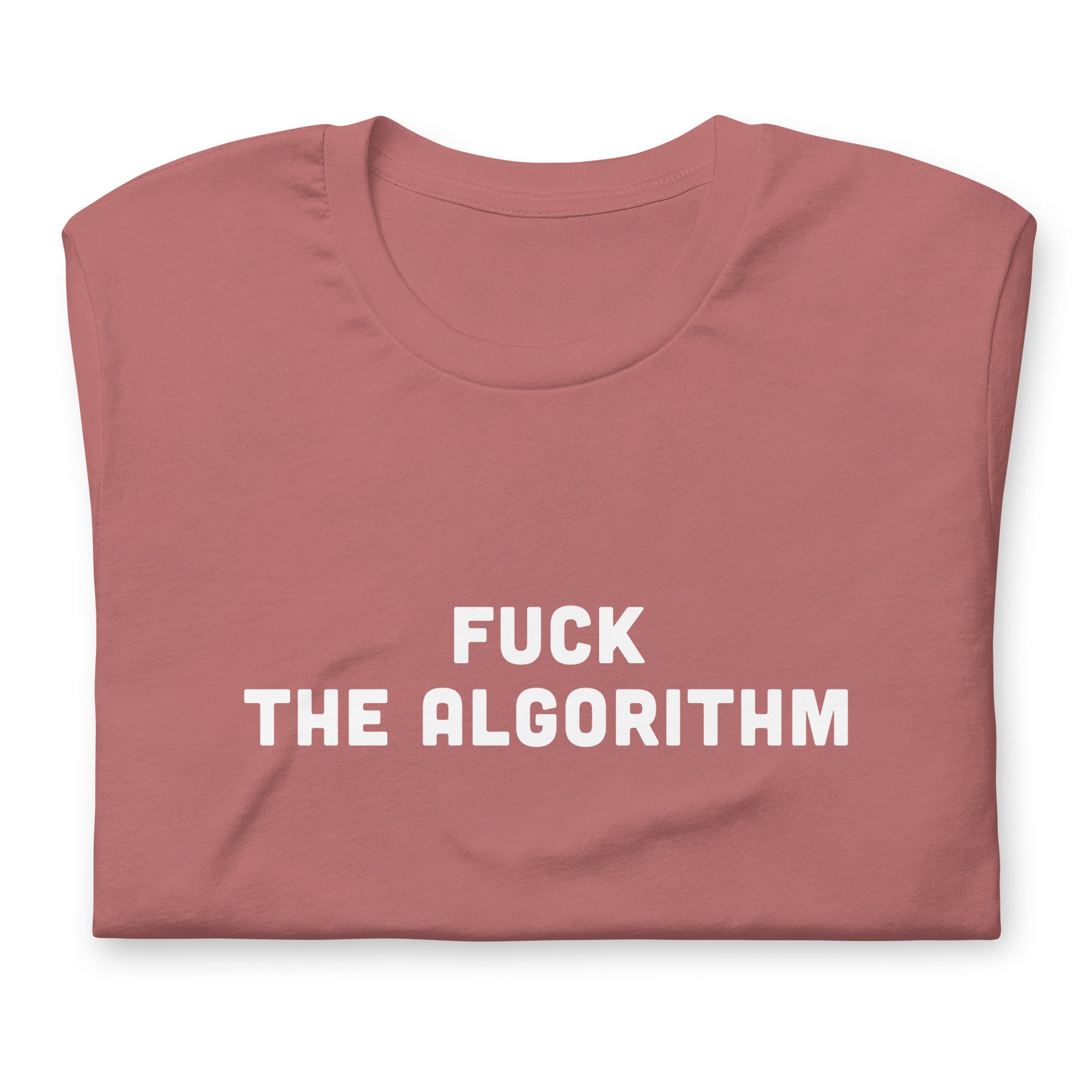 Fuck The Algorithm T-Shirt Size XL Color Navy
