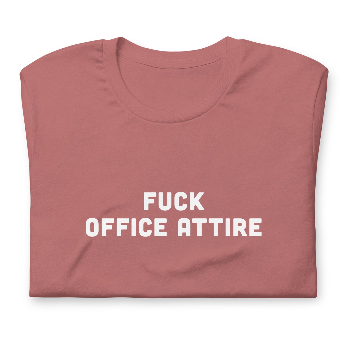 Fuck Office Attire T-Shirt Size 2XL Color Navy