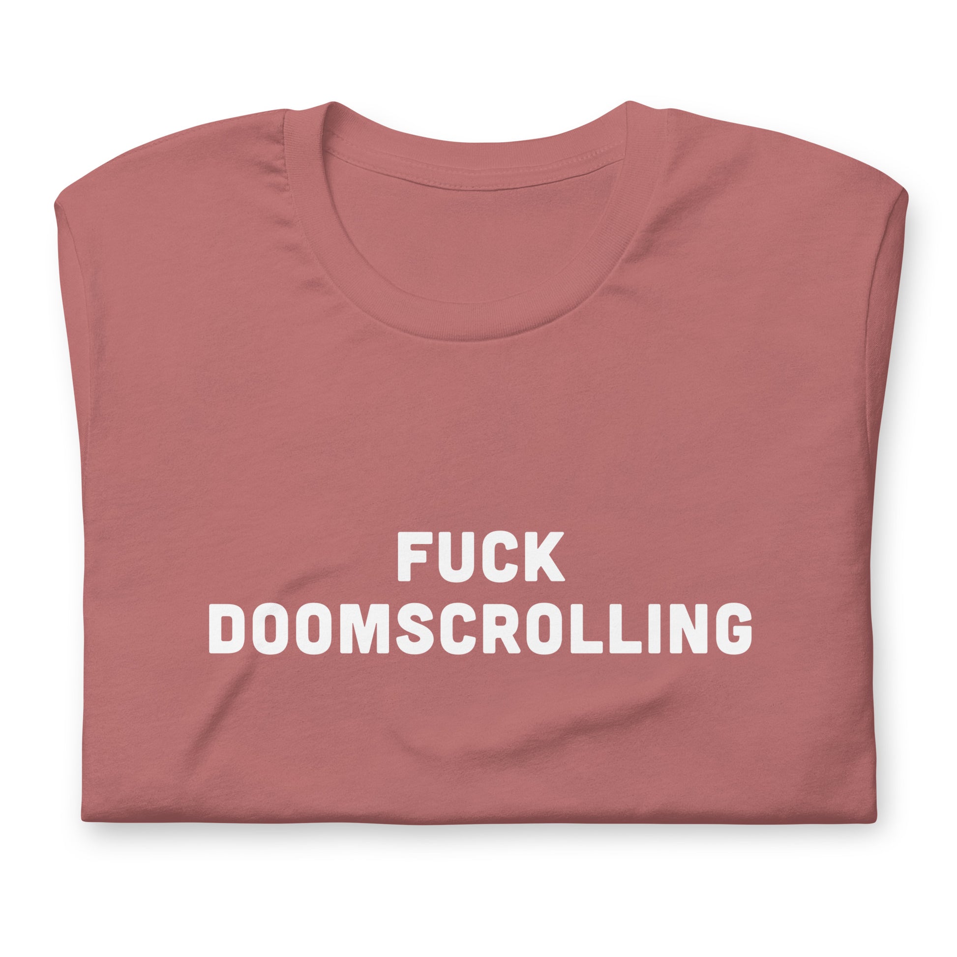 Fuck Doomscrolling T-Shirt Size XL Color Navy