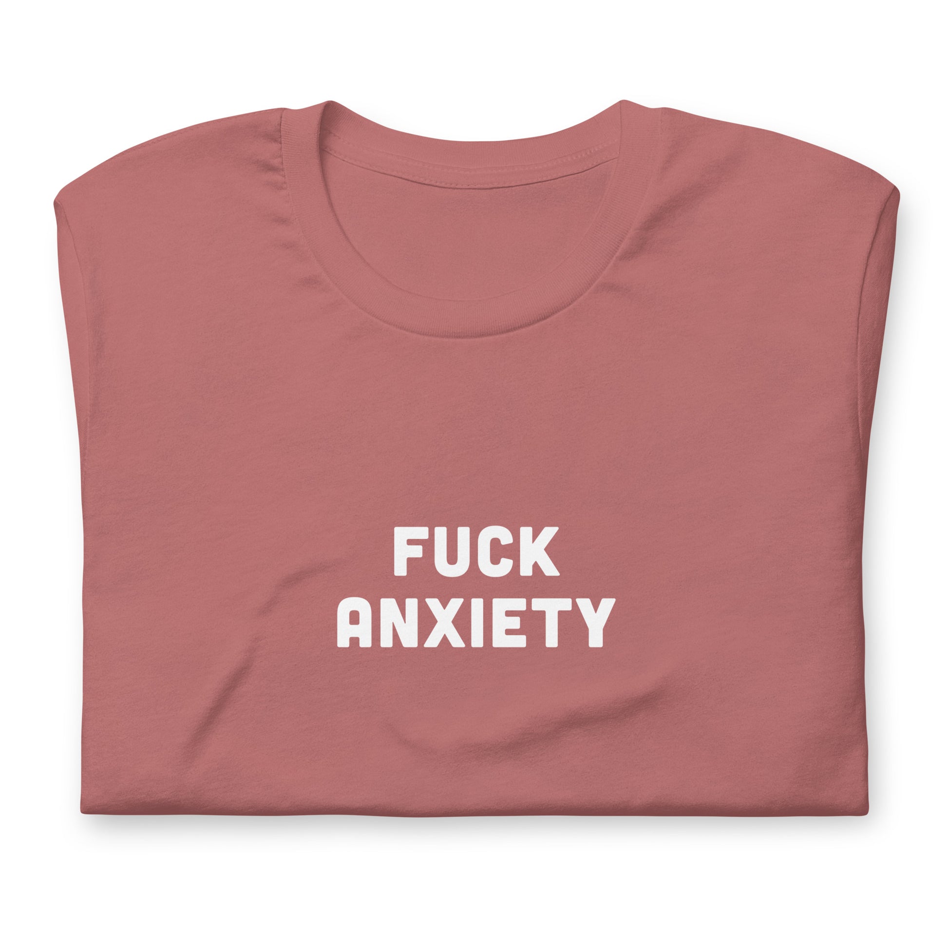 Fuck Anxiety T-Shirt Size 2XL Color Navy