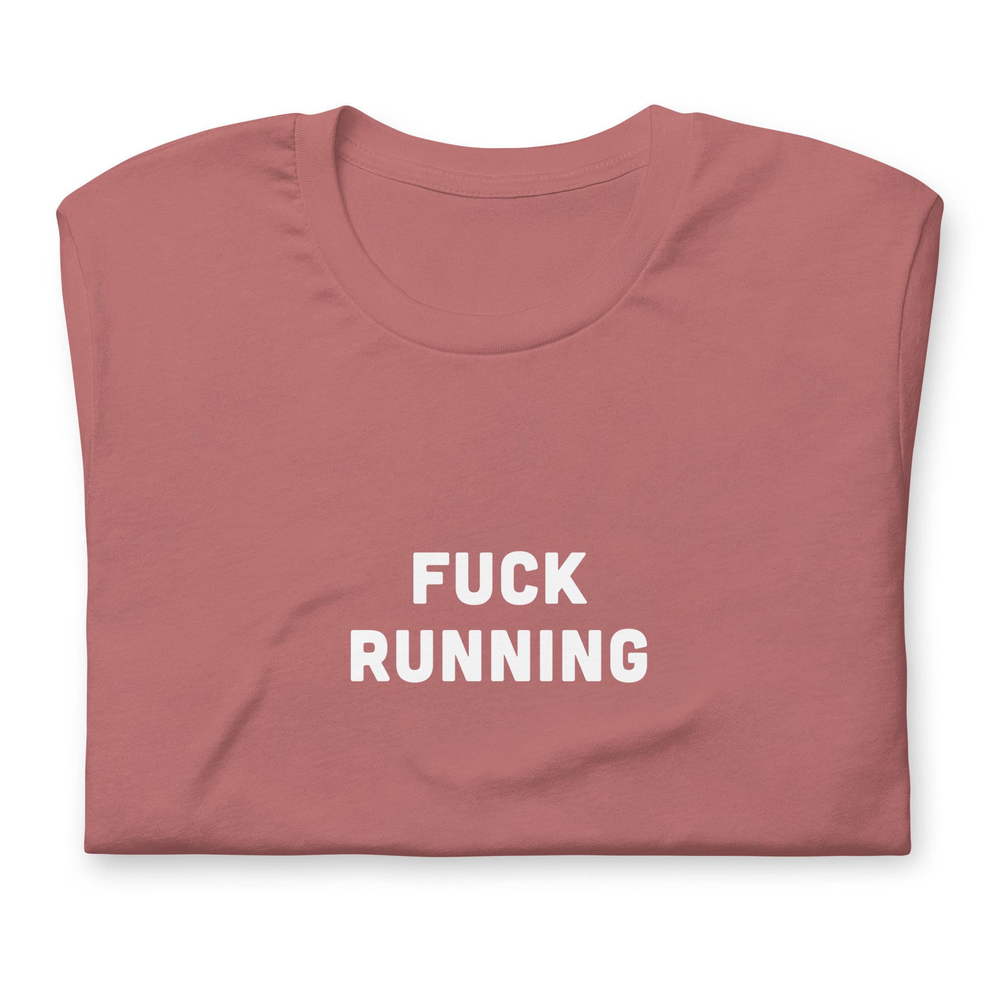 Fuck Running T-Shirt Size XL Color Navy