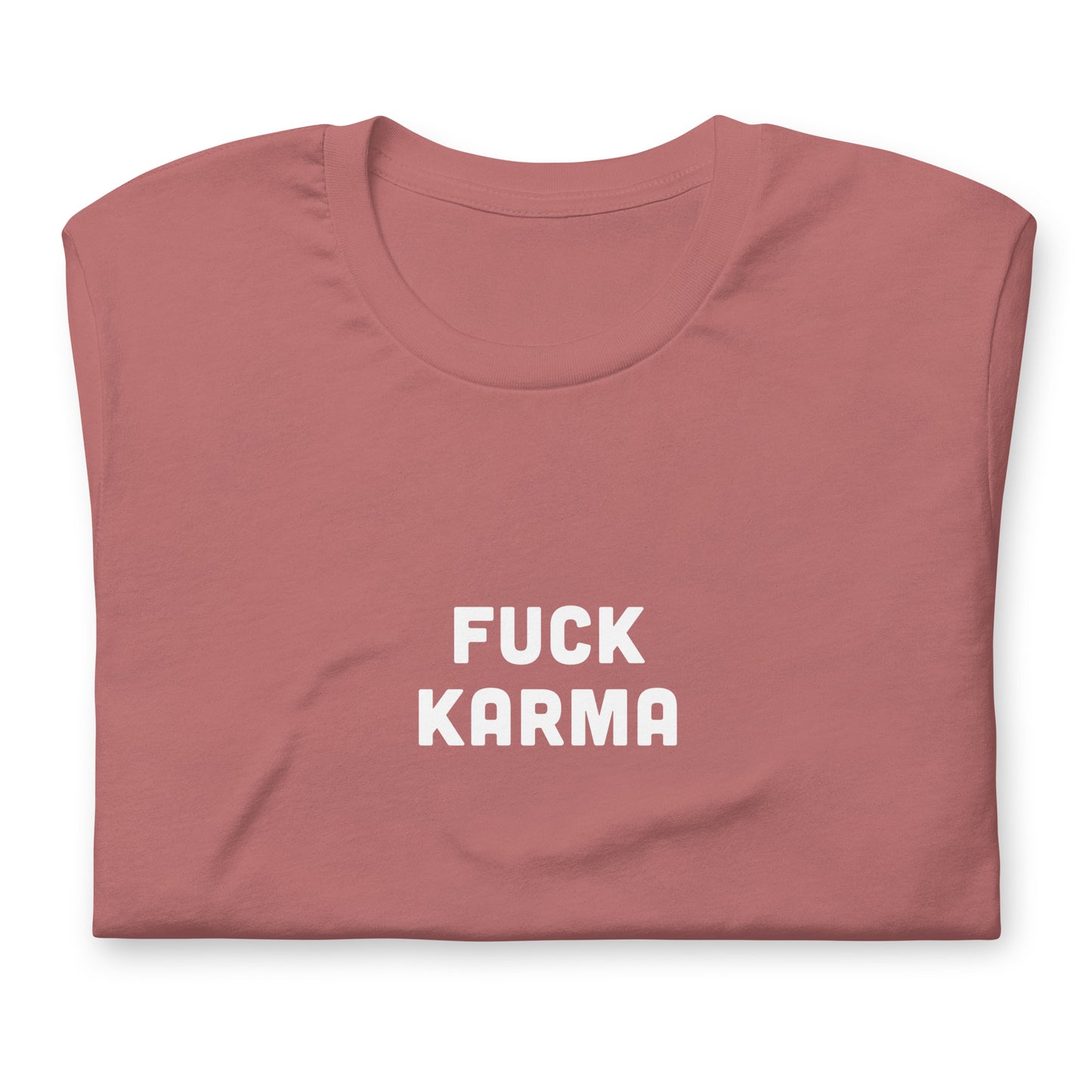 Fuck Karma t-shirt  XL Color Navy