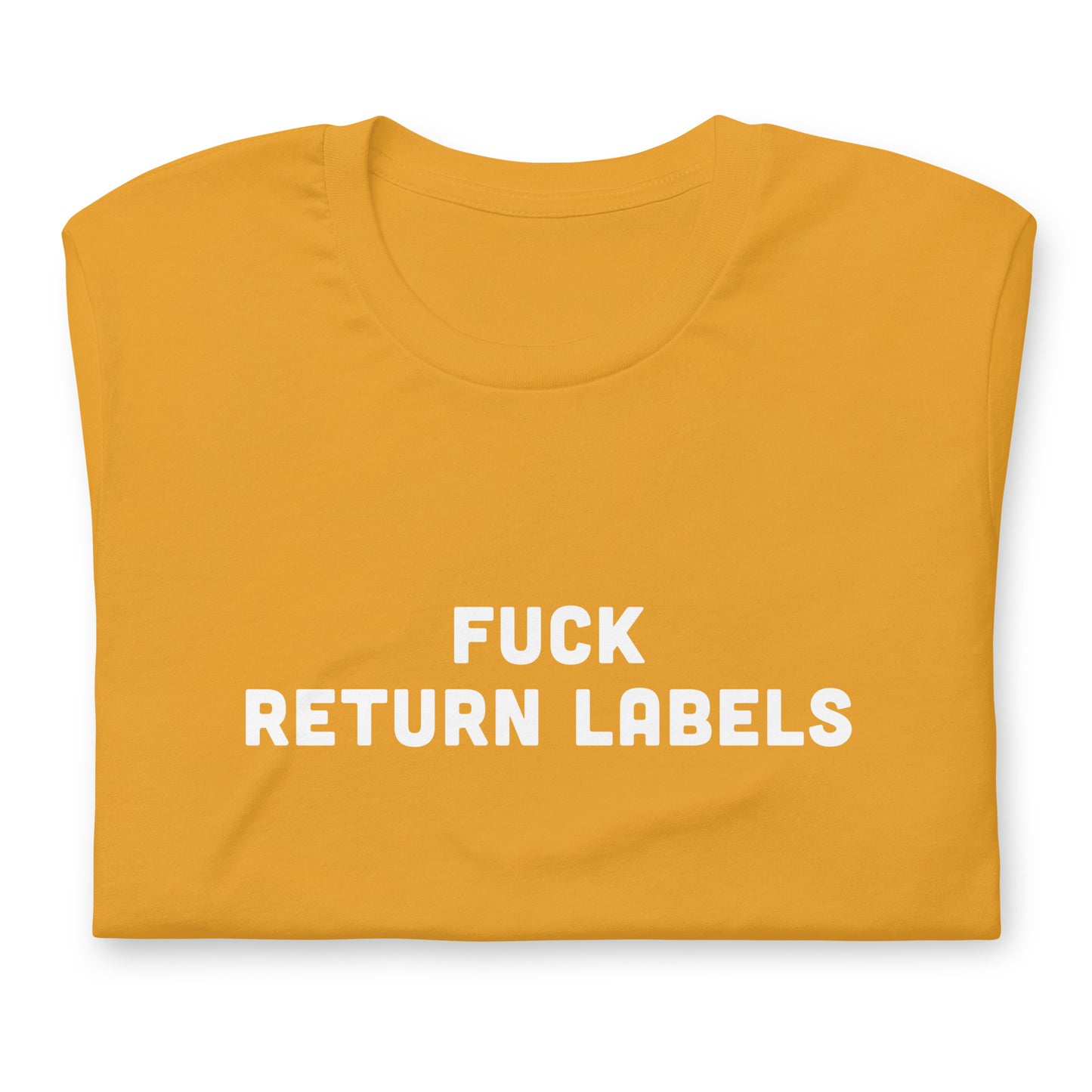 Fuck Return Labels T-Shirt Size L Color Forest
