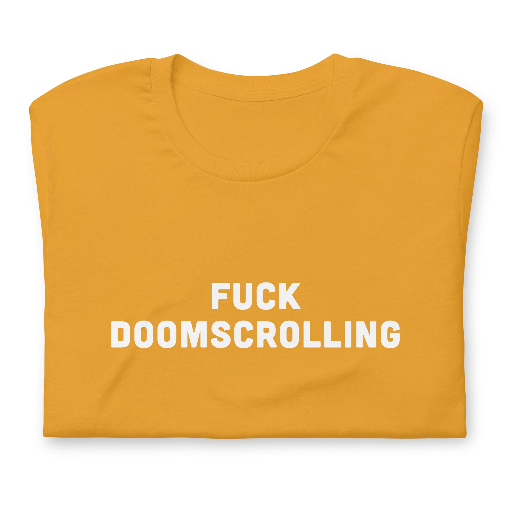 Fuck Doomscrolling T-Shirt Size L Color Forest