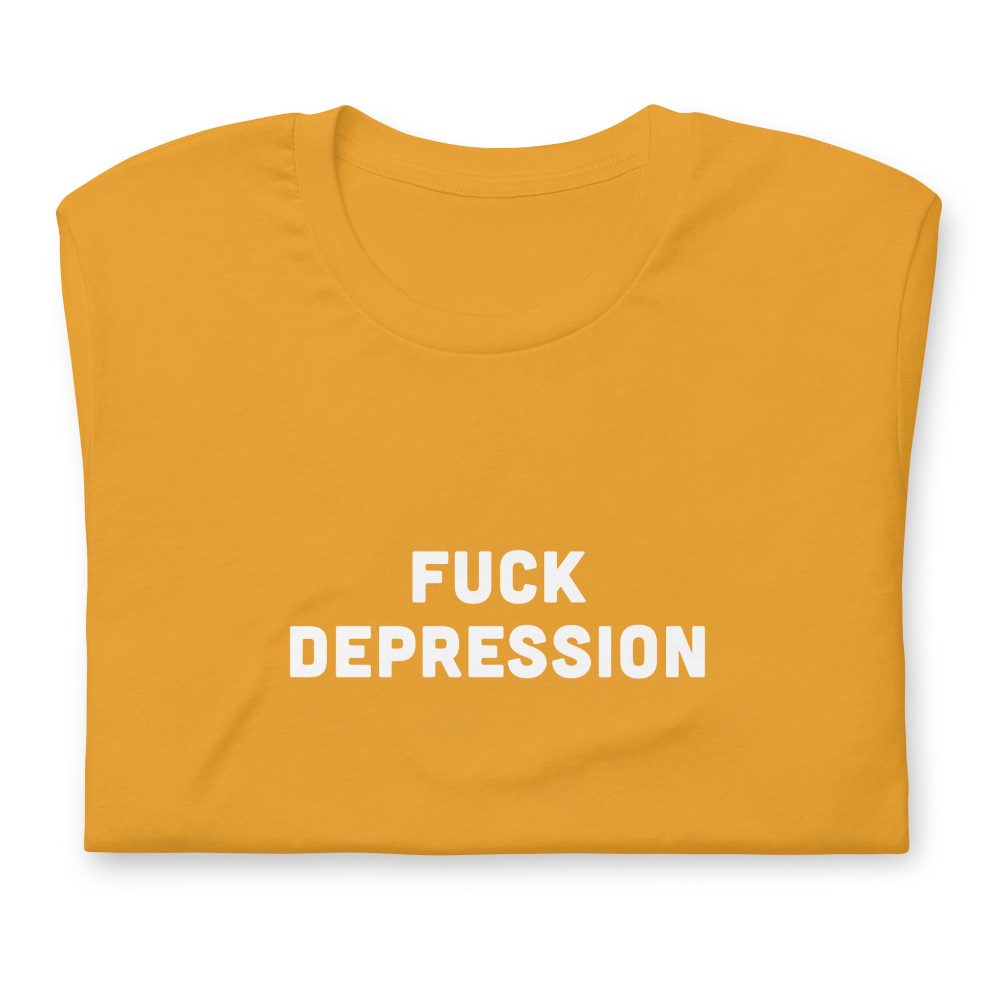 Fuck Depression T-Shirt Size L Color Forest