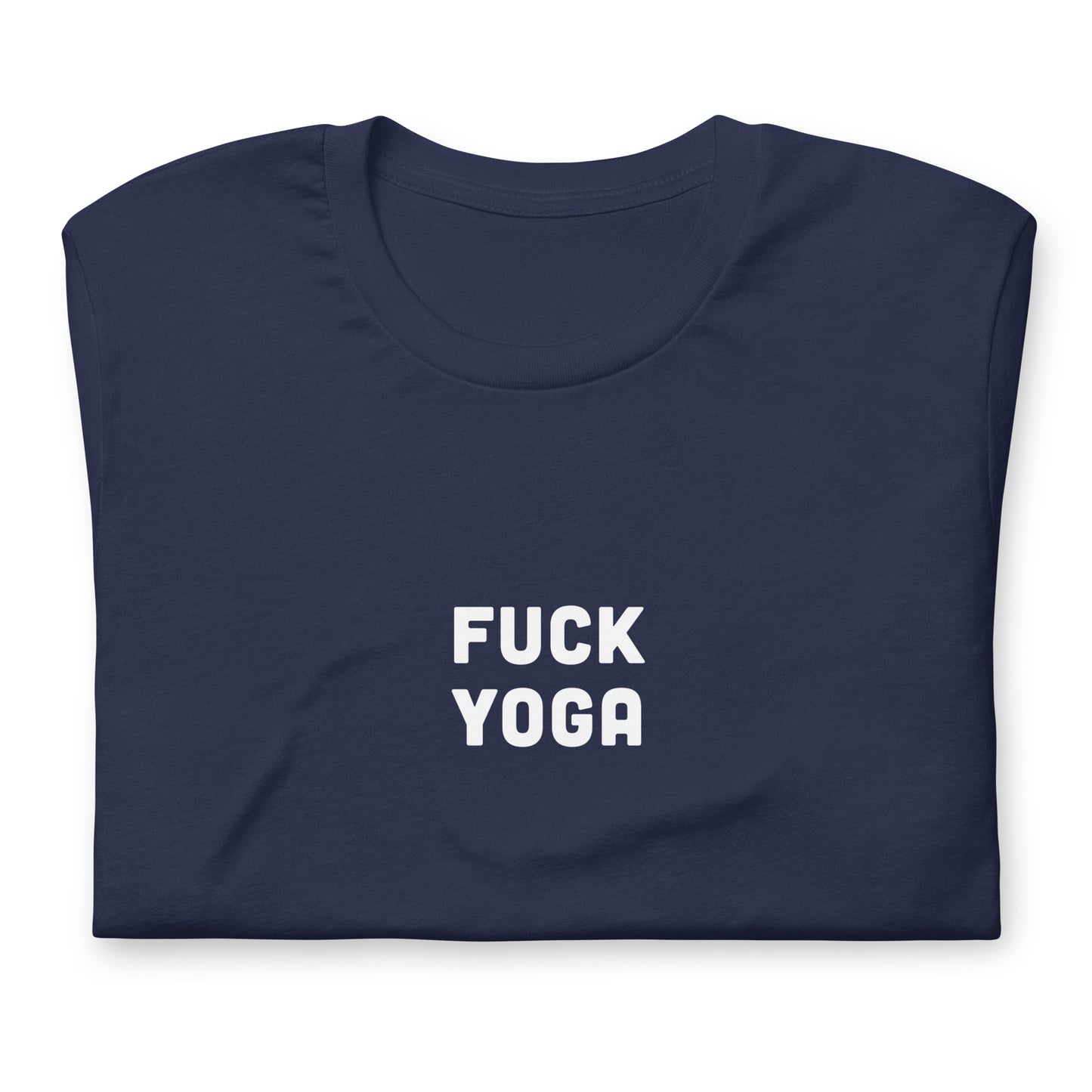 Fuck Yoga T-Shirt Size L Color Black