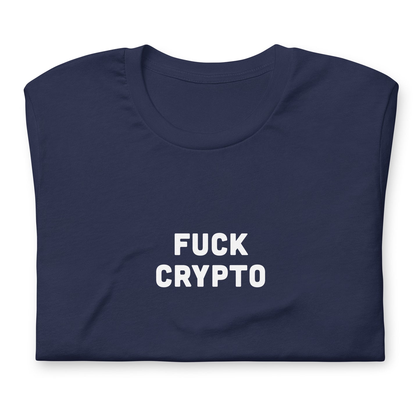 Fuck Crypto T-Shirt Size L Color Black