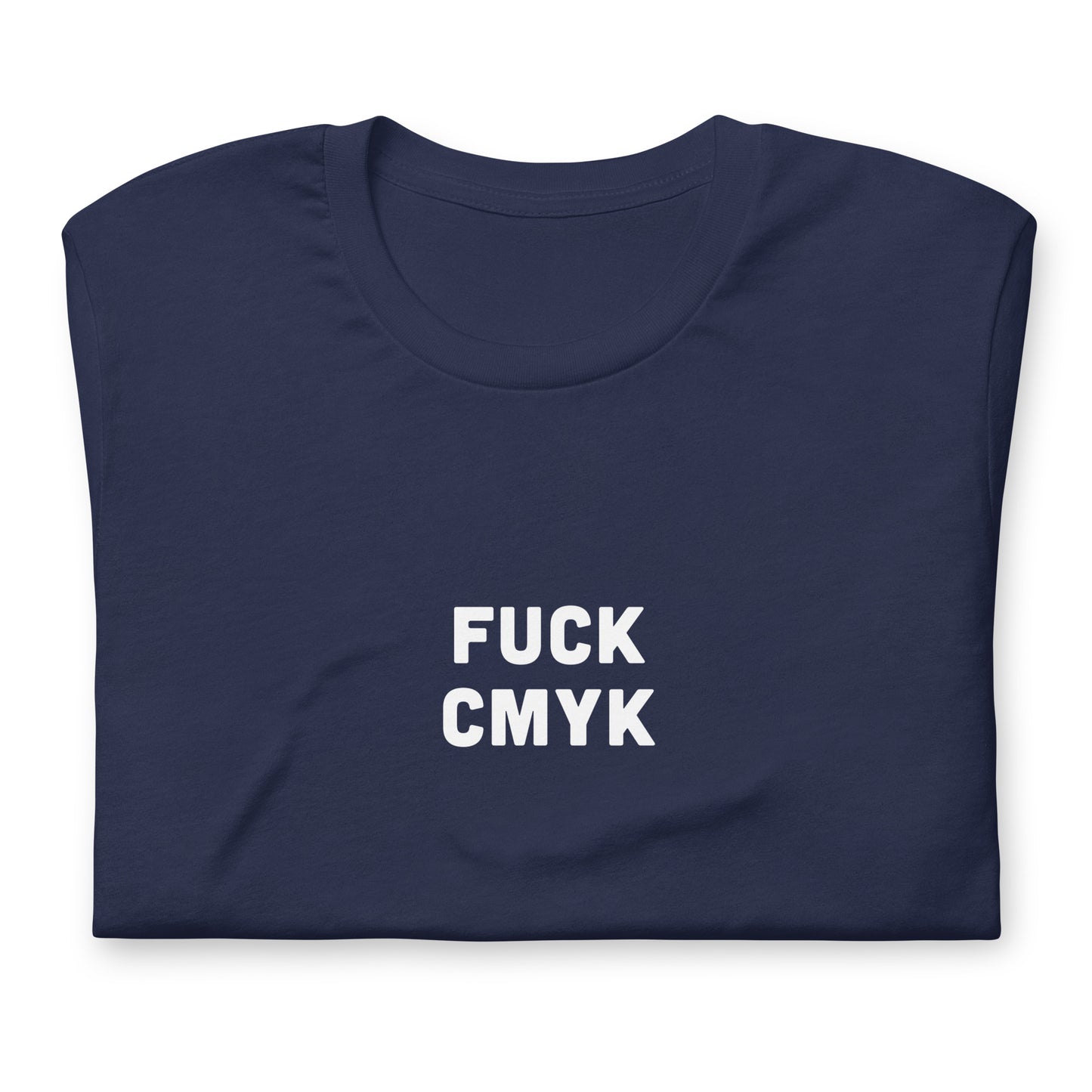 Fuck Cmyk T-Shirt Size L Color Black