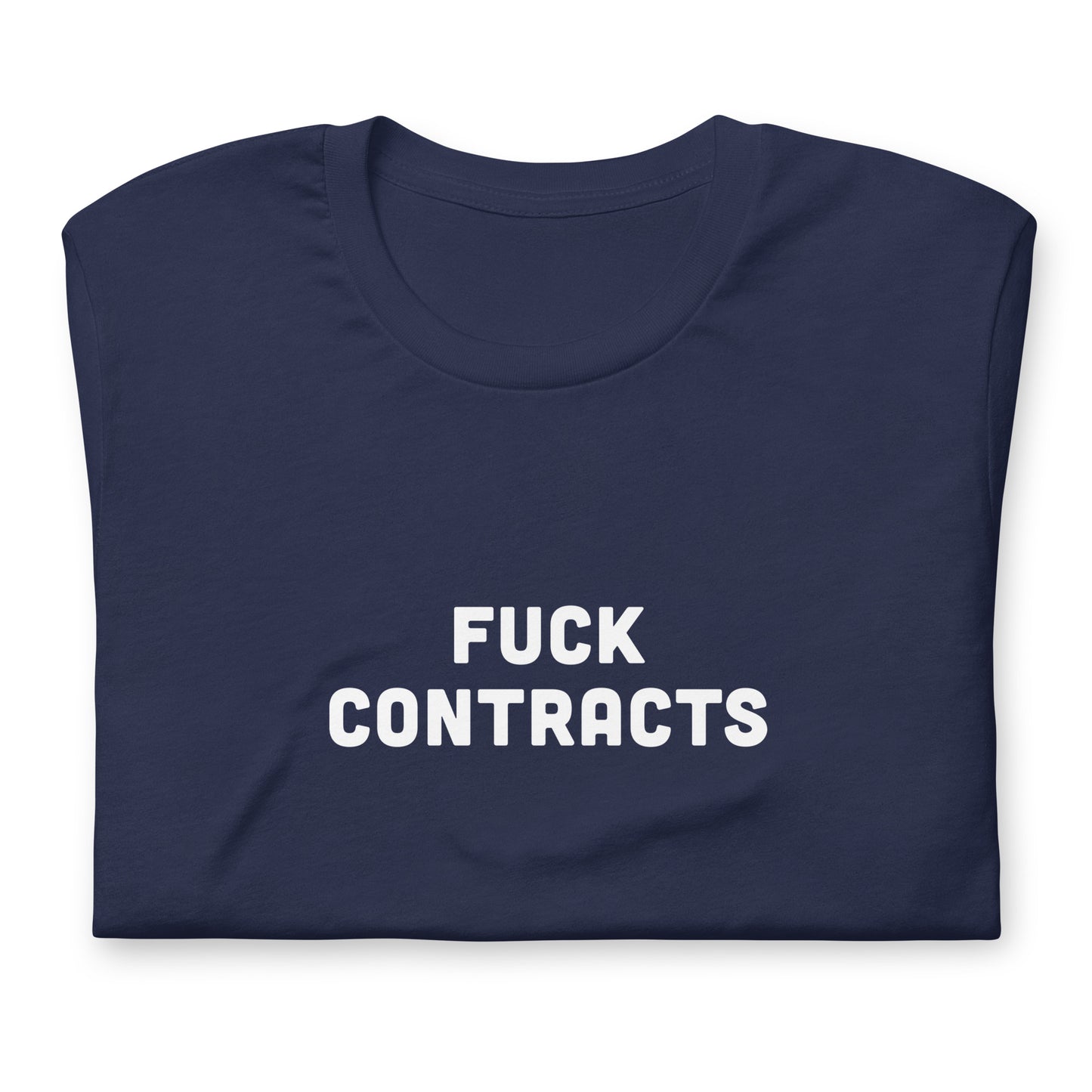 Fuck Contracts T-Shirt Size L Color Black