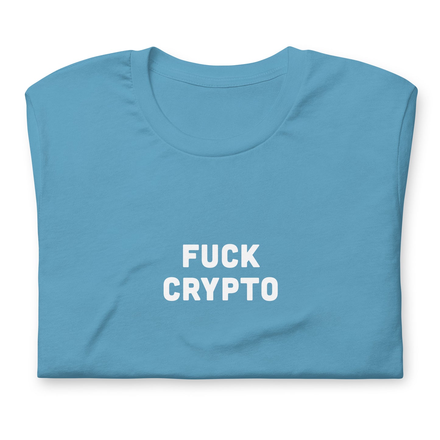 Fuck Crypto T-Shirt Size S Color Black